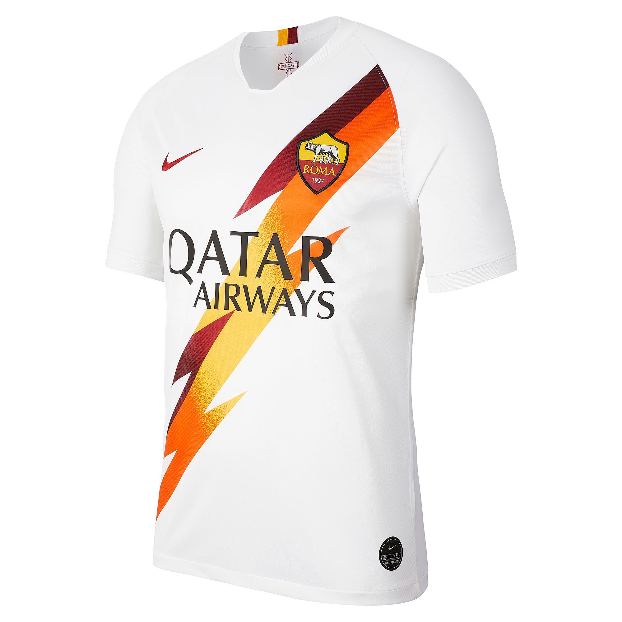 Camiseta 2ª AS Roma 2019/2020 Blanco - Fútbol Factory