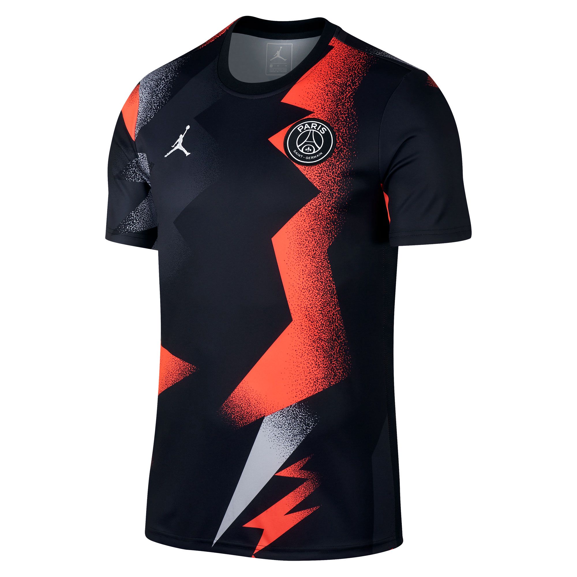 Camiseta de Training PSG x Jordan 2019 2020 Dri FIT Negro