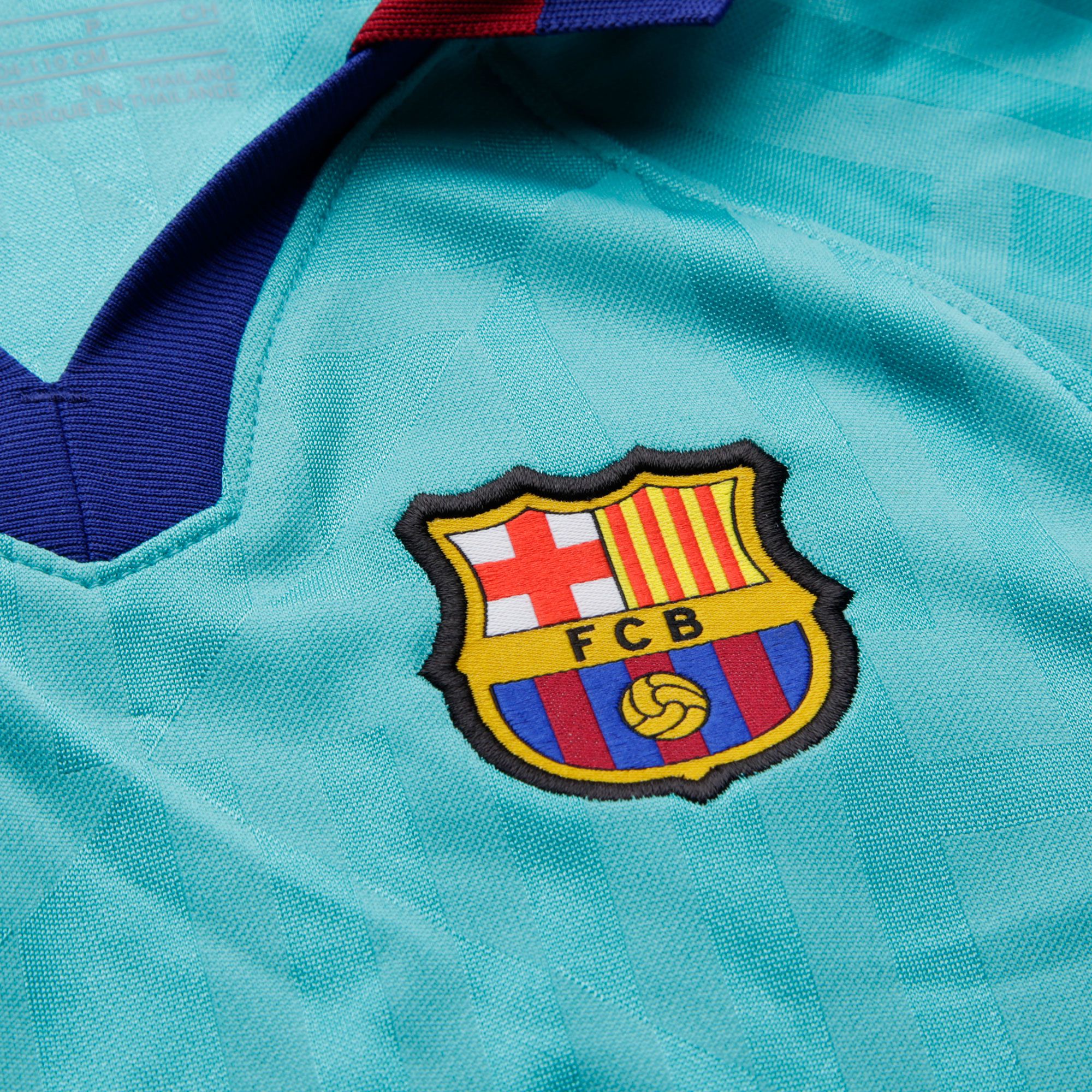 Conjunto 3ª FC Barcelona 2019/2020 Infantil Verde - Fútbol Factory