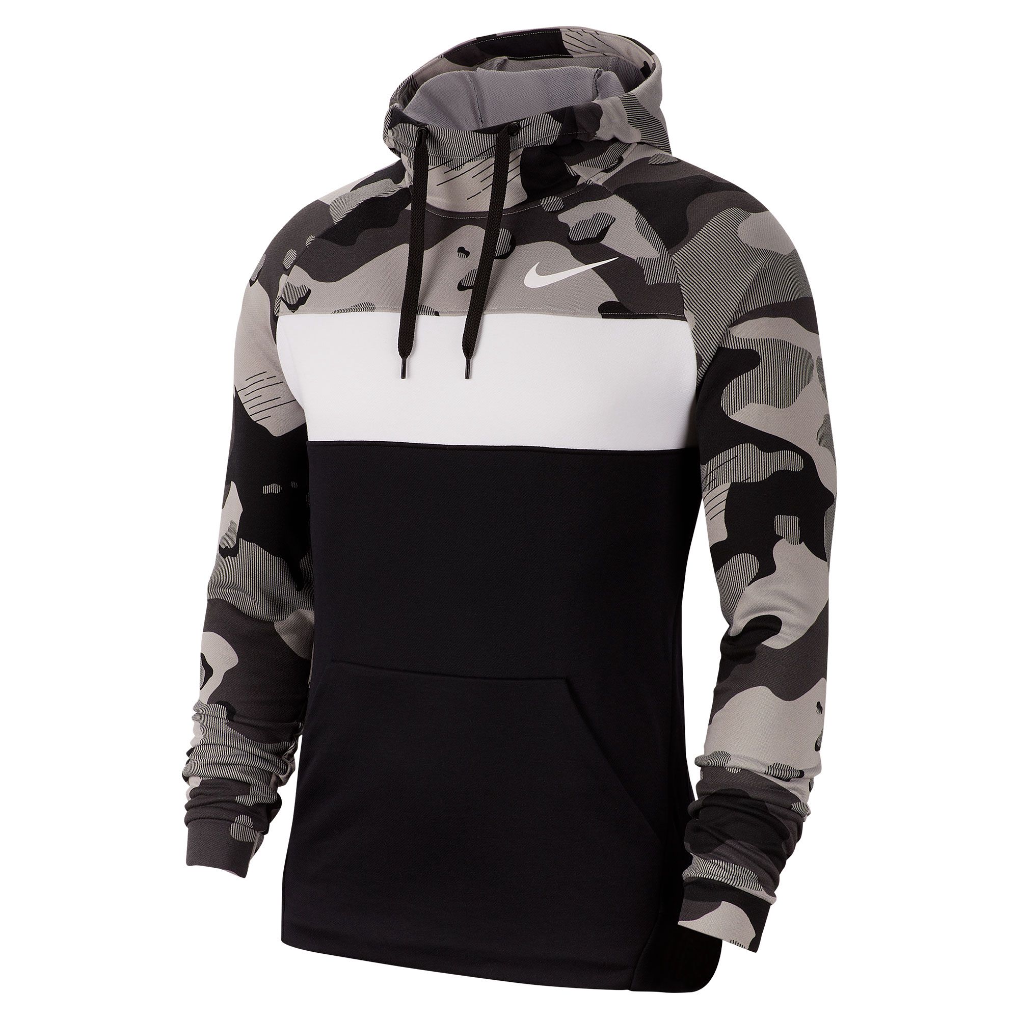 Sudadera con Capucha Nike Dry GFX Gris Camo - Fútbol Factory