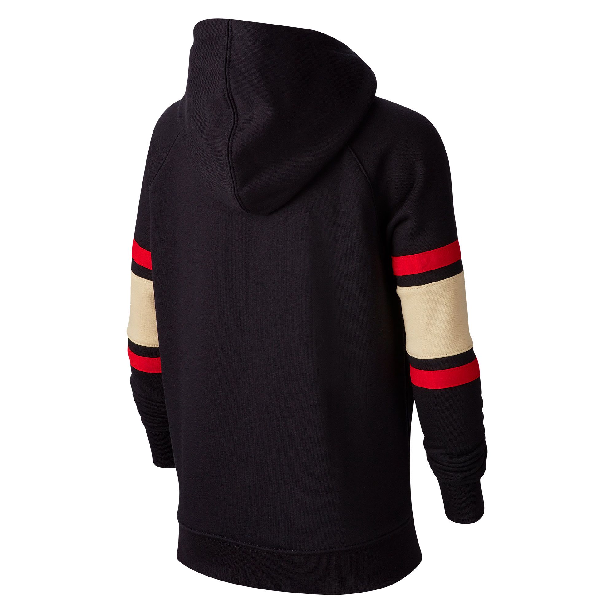 Chaqueta con capucha de Paseo Nike Air Junior Negro Rojo - Fútbol Factory