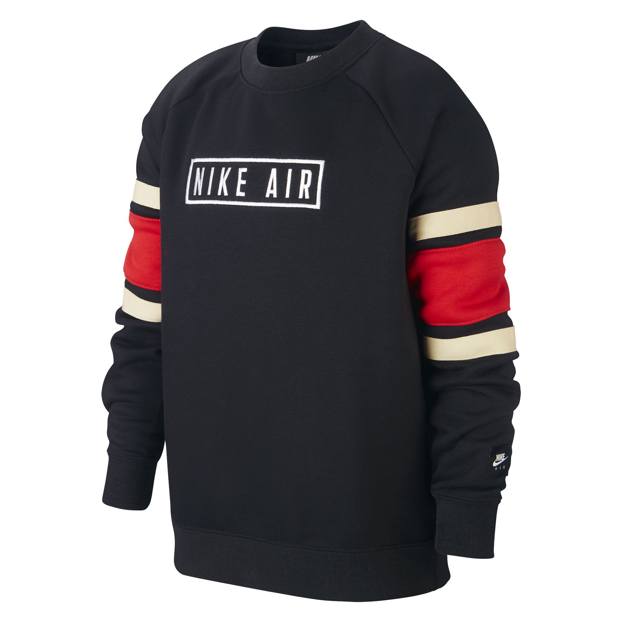 Sudadera de Paseo Nike Air Junior Negro Rojo - Fútbol Factory