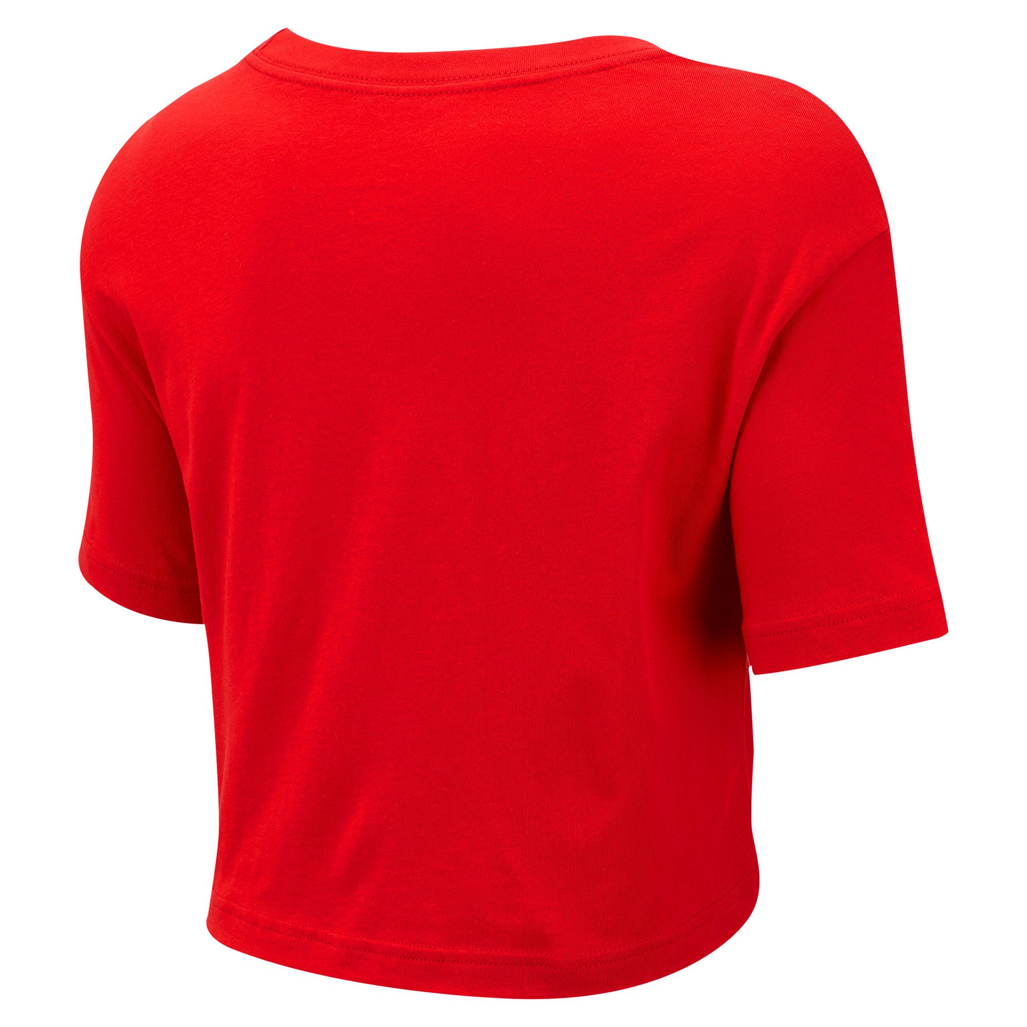 Camiseta NSW Varsity Cropped Rojo - Fútbol Factory