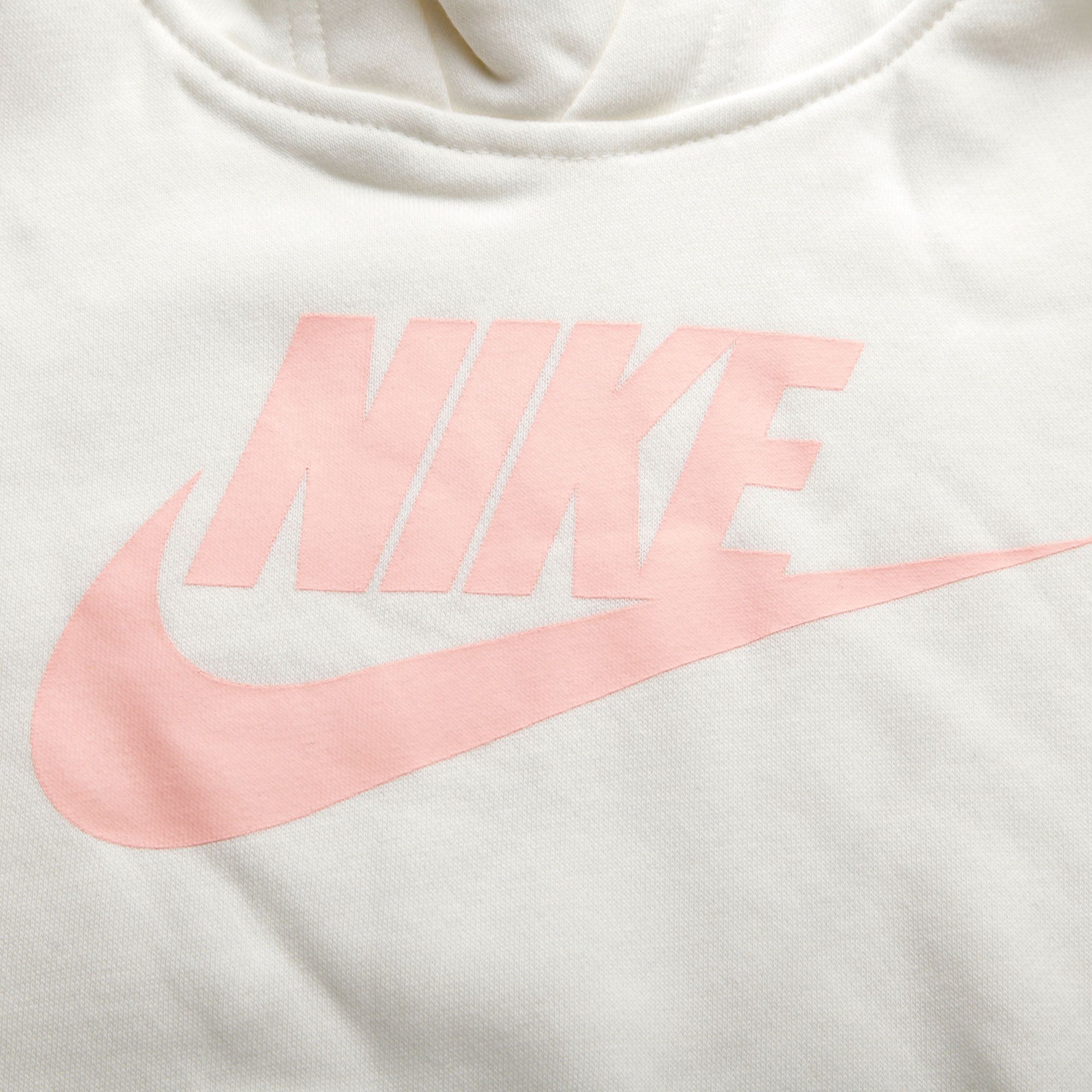 Sudadera con Capucha Sportswear Pullover Junior Blanco Rosa - Fútbol Factory