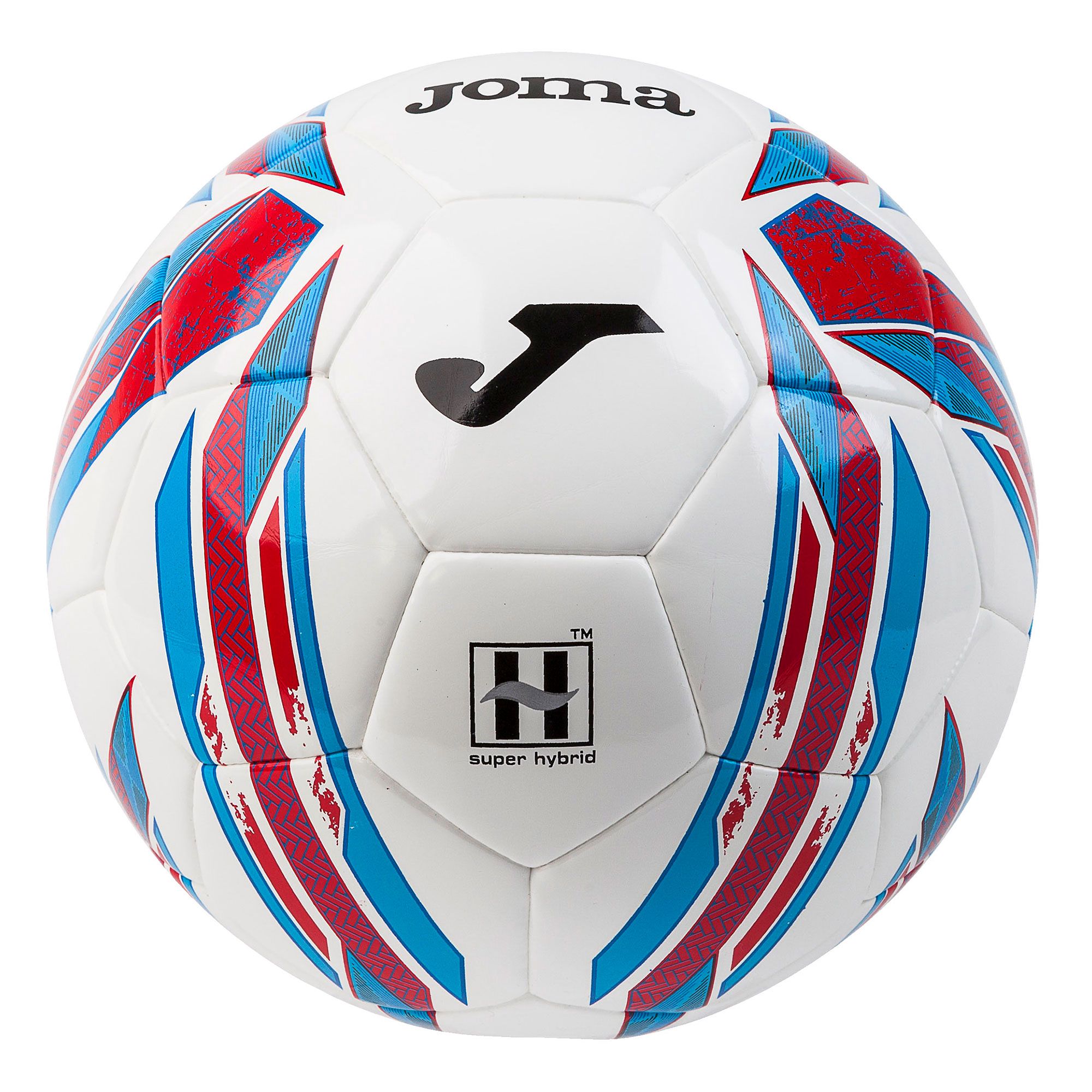 Balón de fútbol 7 Super Hybrid Blanco - Fútbol Factory