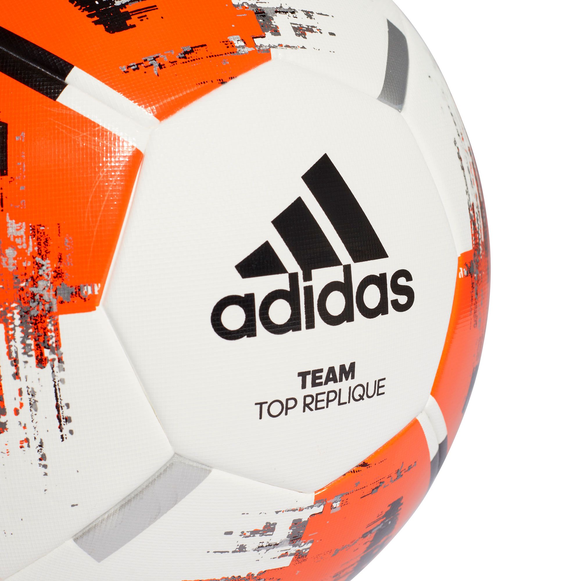 Balón de Fútbol 11 Team Top Replique Blanco Naranja - Fútbol Factory