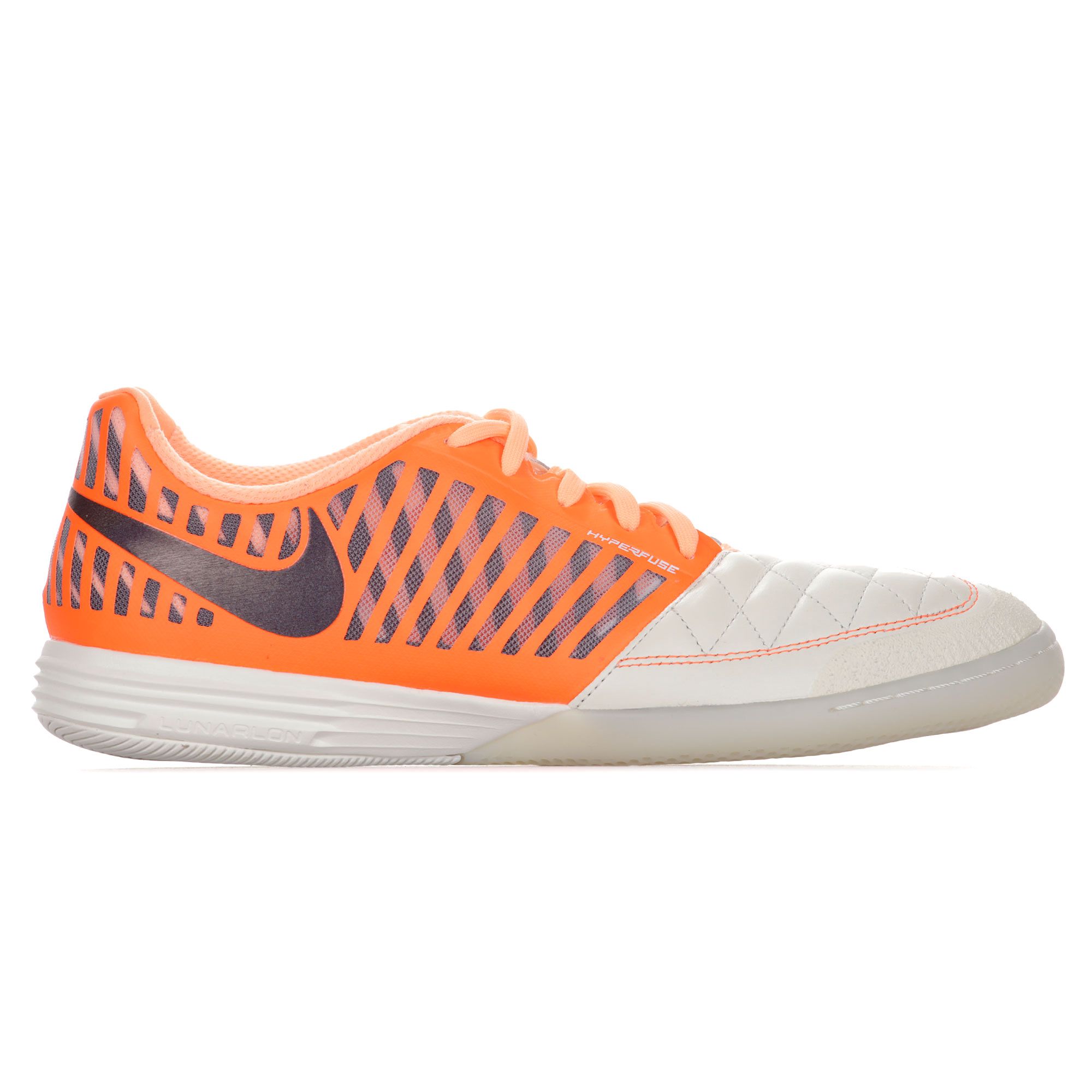 Zapatillas de Fútbol Sala LunarGato II IC Naranja Blanco - Fútbol Factory