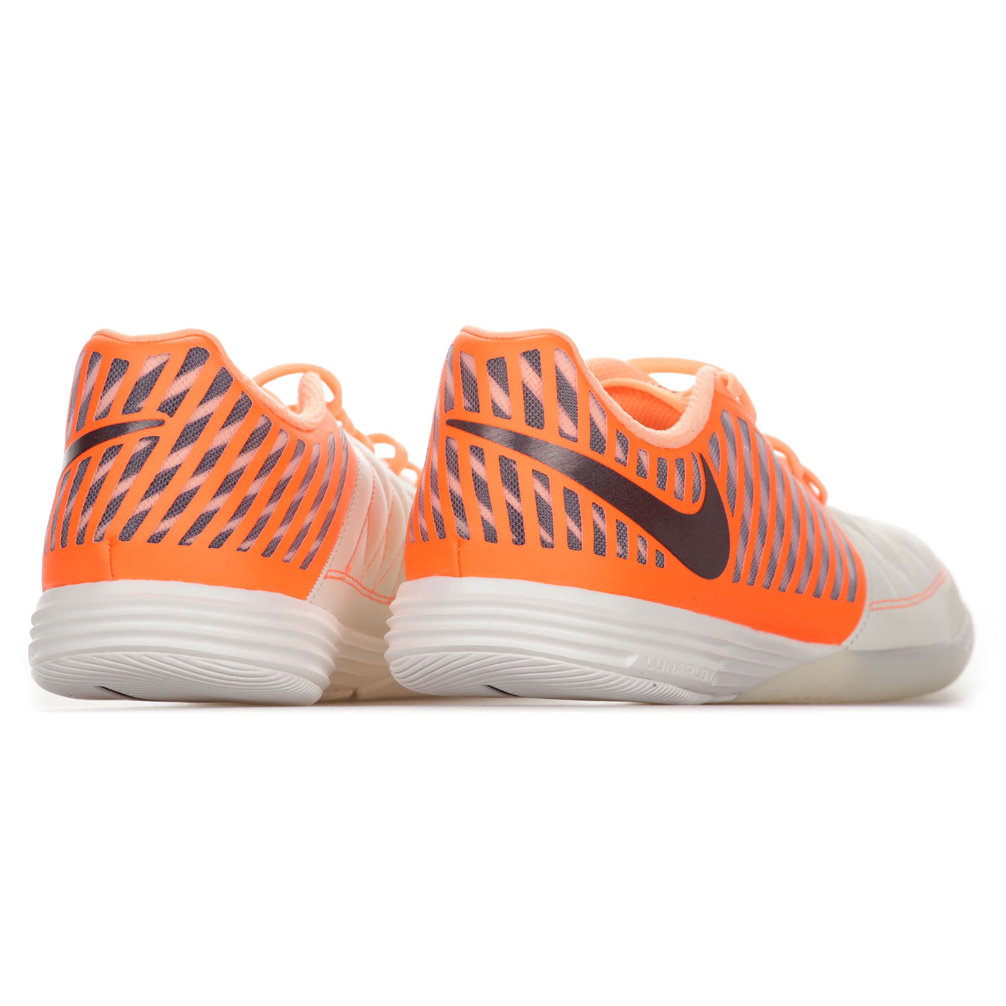 Zapatillas de Fútbol Sala LunarGato II IC Naranja Blanco - Fútbol Factory
