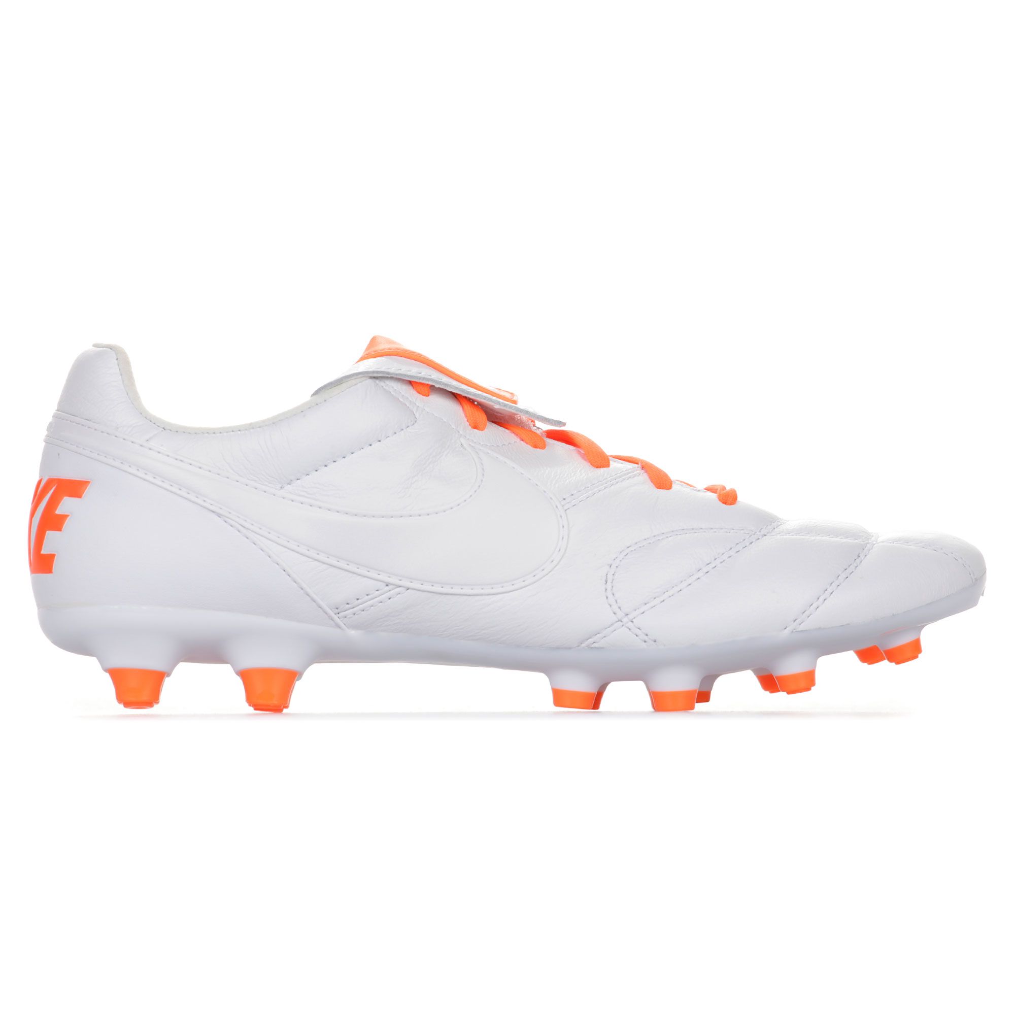 Botas de Fútbol Premier II FG Blanco Naranja - Fútbol Factory