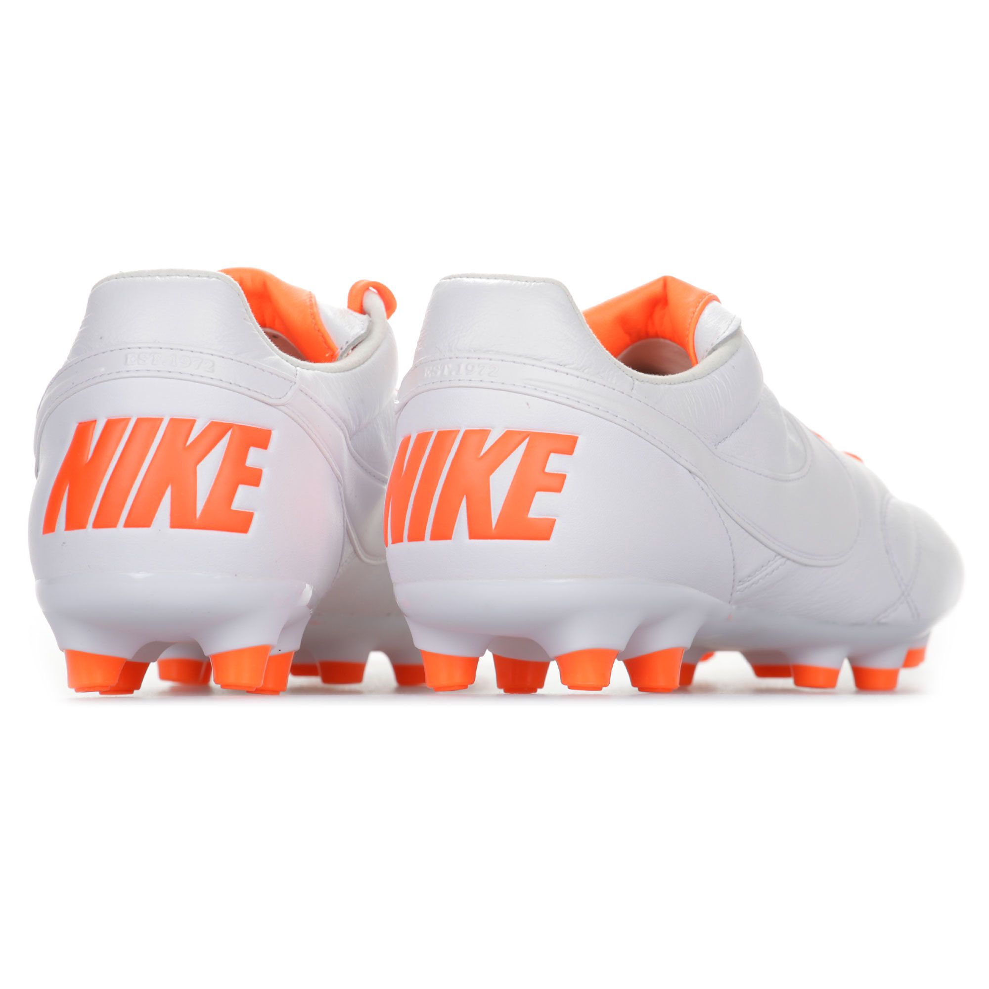 Botas de Fútbol Premier II FG Blanco Naranja - Fútbol Factory