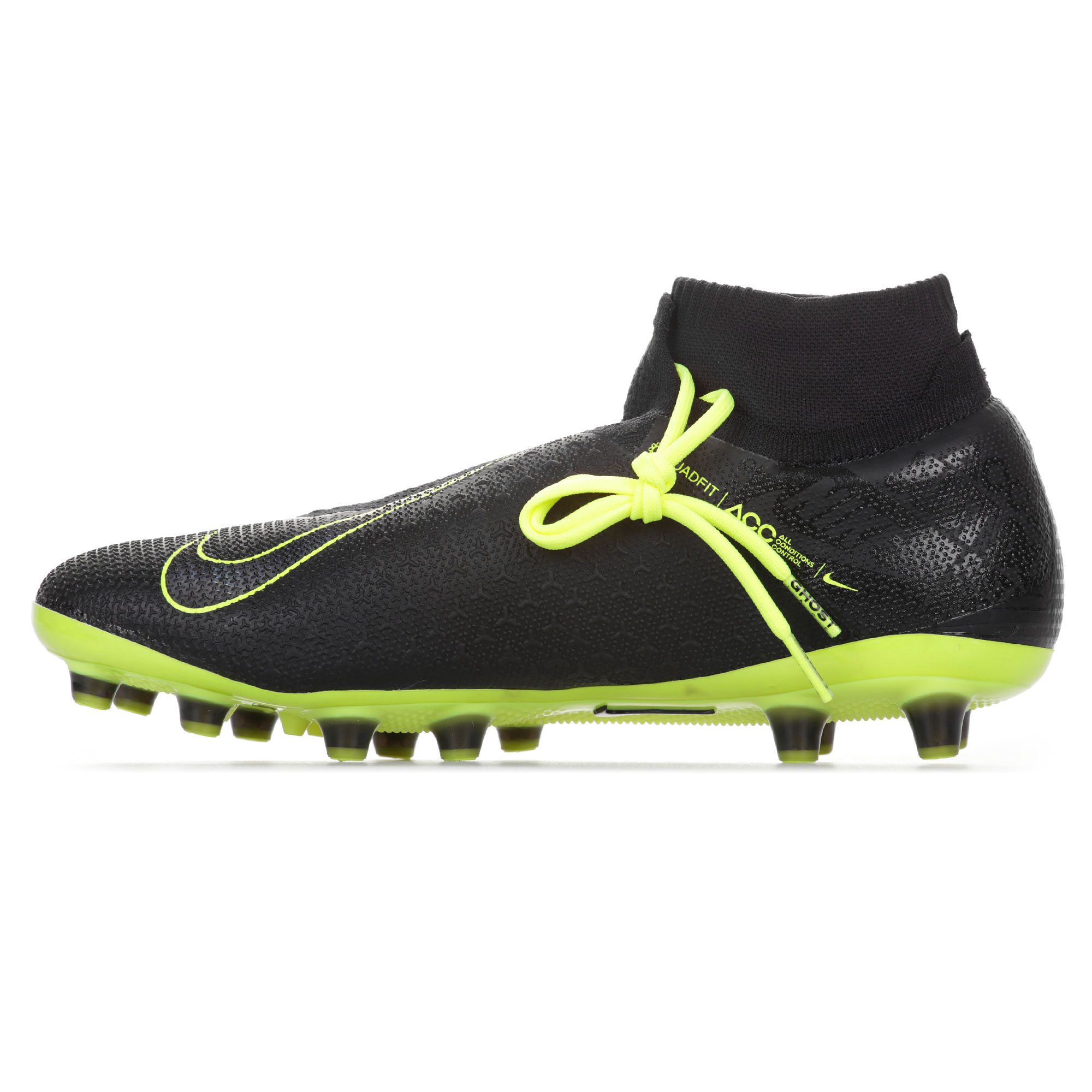 Botas de fútbol Phantom Vision Elite AG-PRO Negro Fluor Botas de fútbol Phantom Vision Elite AG-PRO Negro Fluor - Fútbol Factory