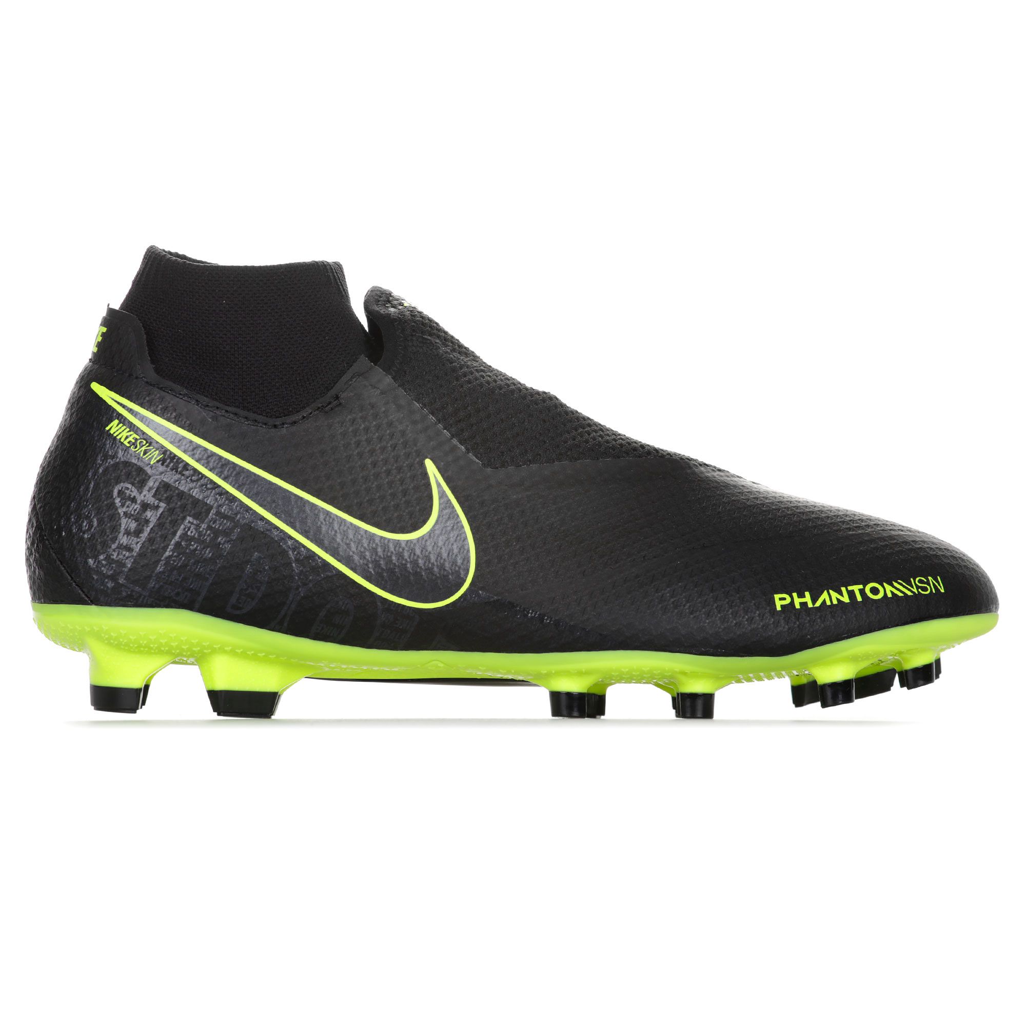 Botas de Fútbol Phantom Vision Pro DF FG Negro Fluor - Fútbol Factory