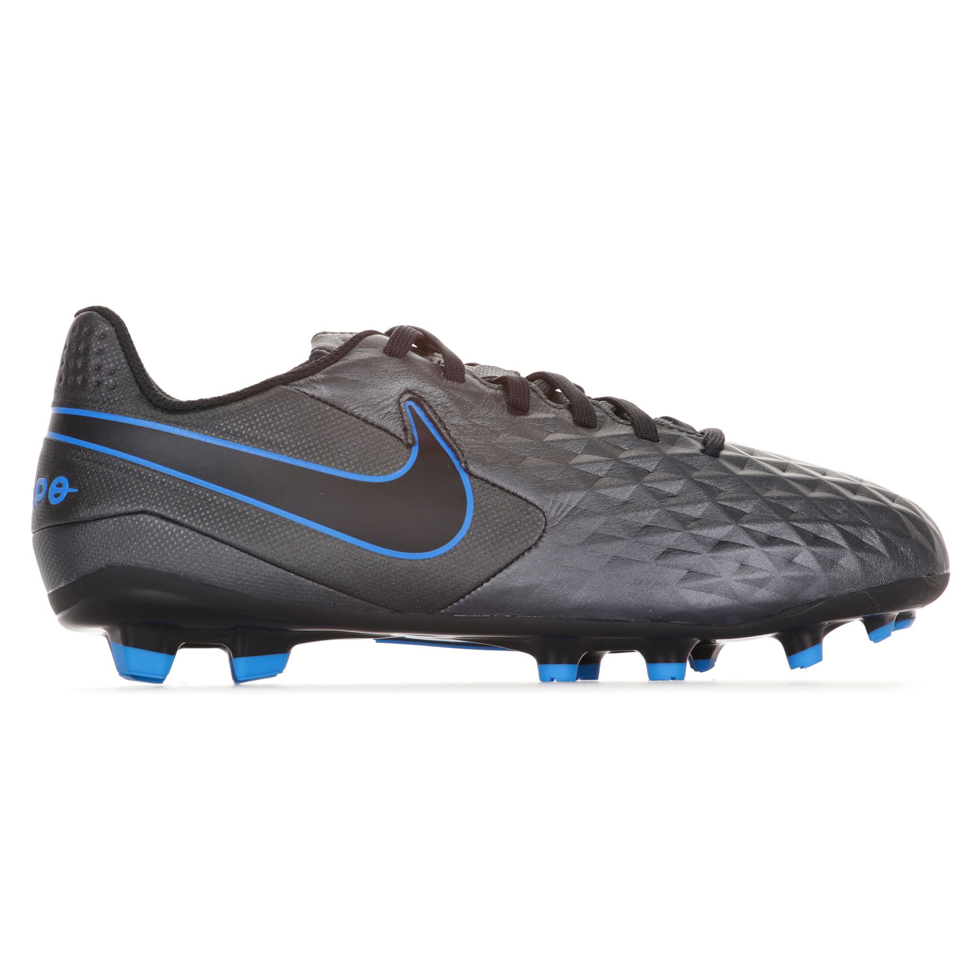 Botas de Fútbol Tiempo Legend 8 Academy MG/FG Junior Negro Azul - Fútbol Factory