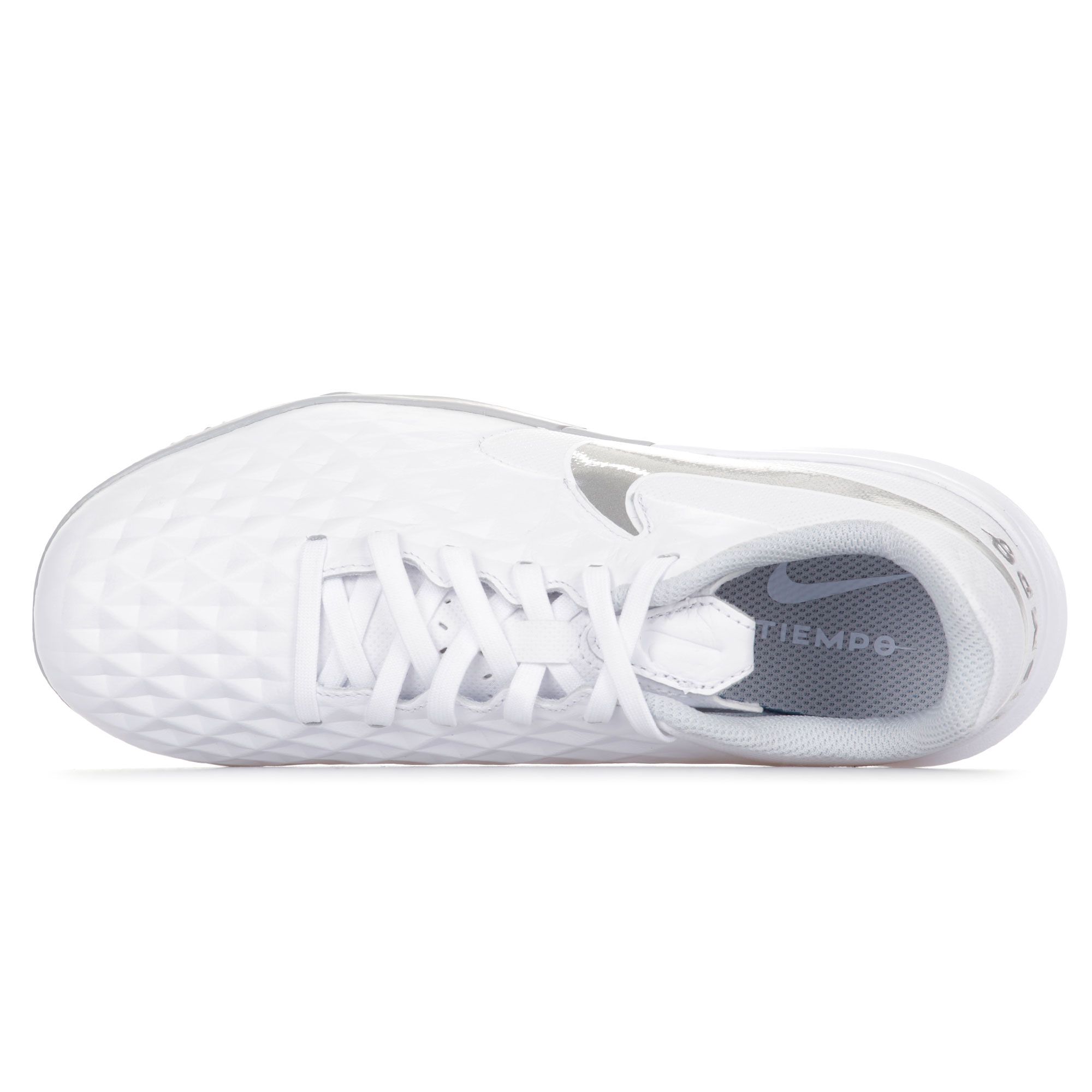 Botas de Fútbol Tiempo Legend 8 Academy Multitaco Junior Blanco Plata - Fútbol Factory