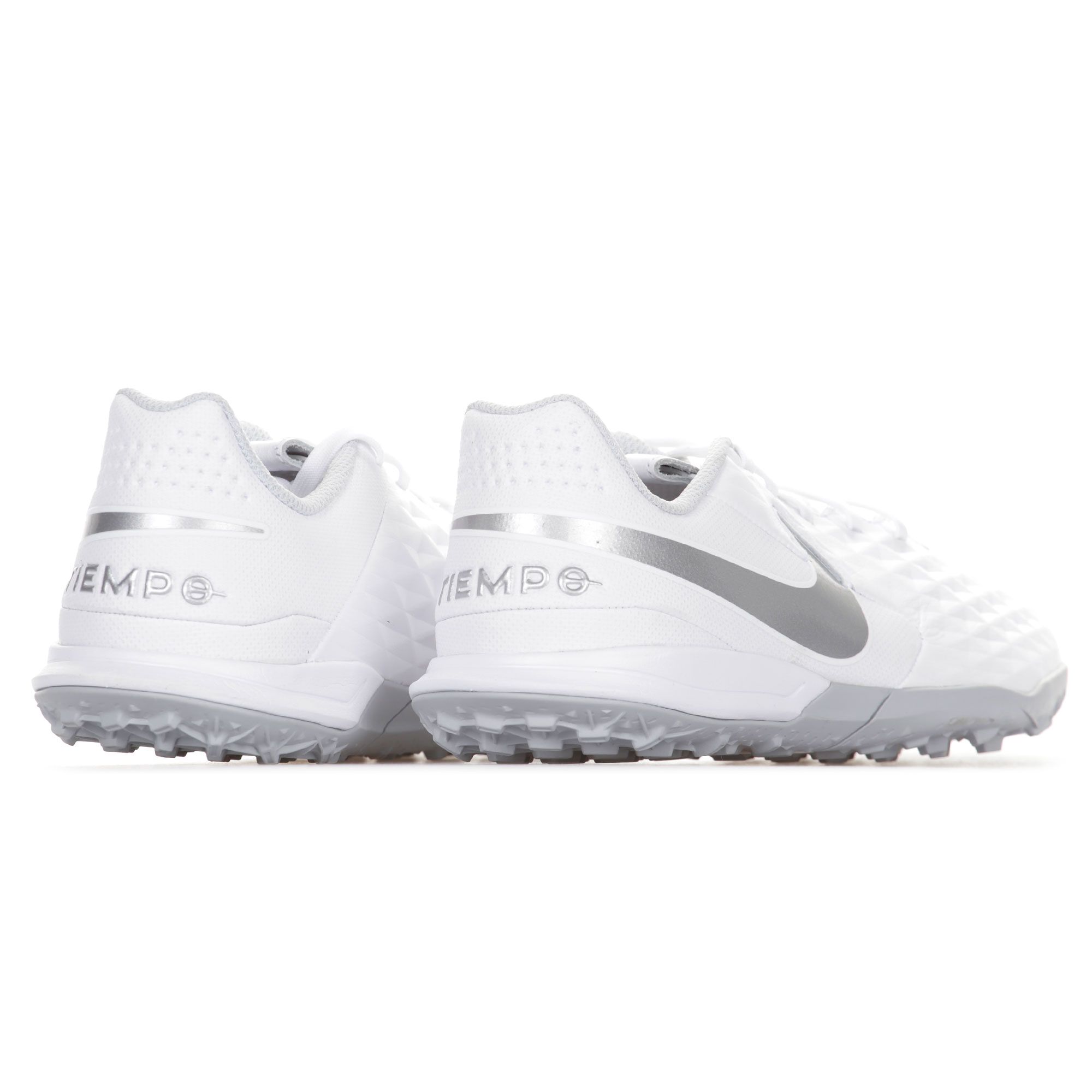 Botas de Fútbol Tiempo Legend 8 Academy Multitaco Junior Blanco Plata - Fútbol Factory