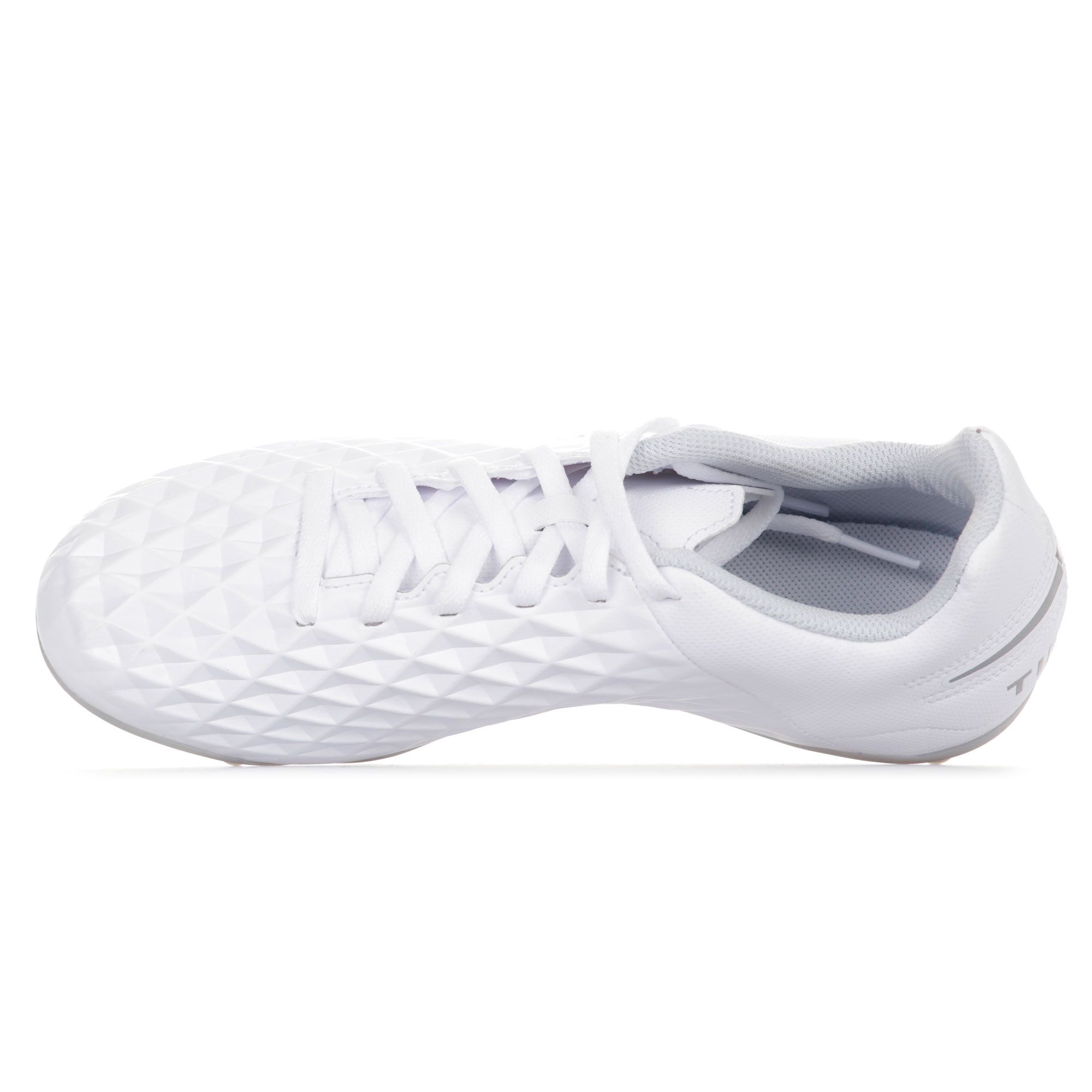 Botas de Fútbol Tiempo Legend 8 Club Junior FG/MG Blanco Plata - Fútbol Factory