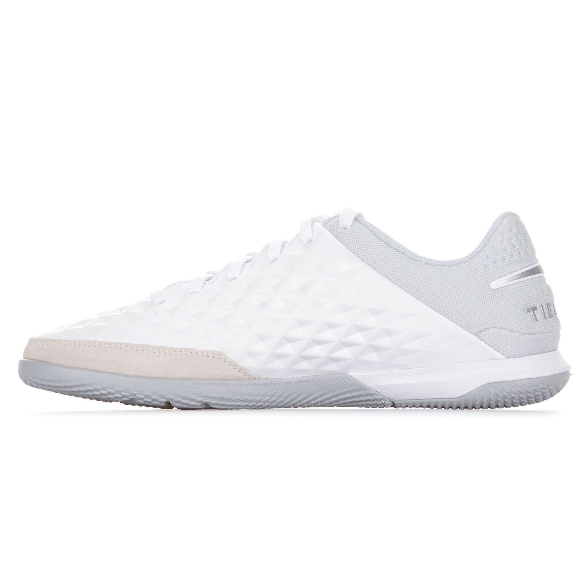Zapatillas de Fútbol Sala Tiempo Legend 8 Academy Blanco Plata - Fútbol Factory