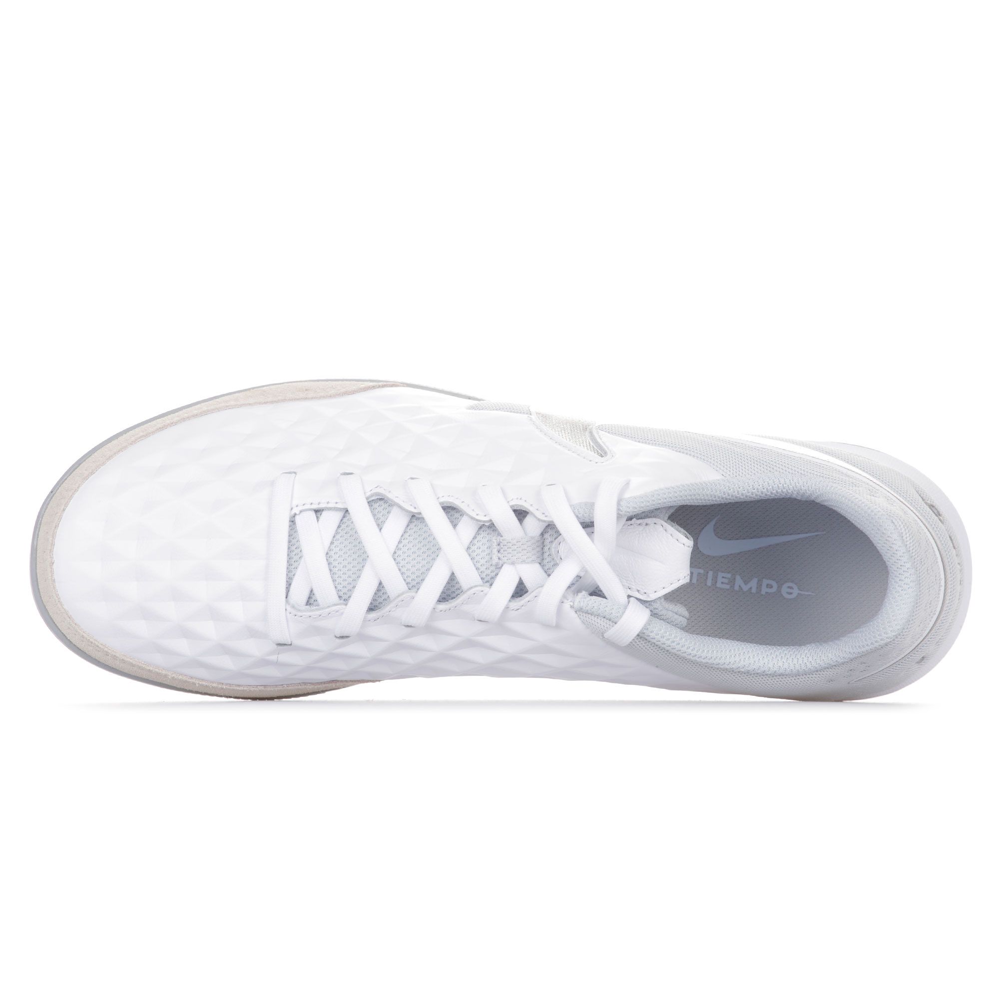Zapatillas de Fútbol Sala Tiempo Legend 8 Academy Blanco Plata - Fútbol Factory