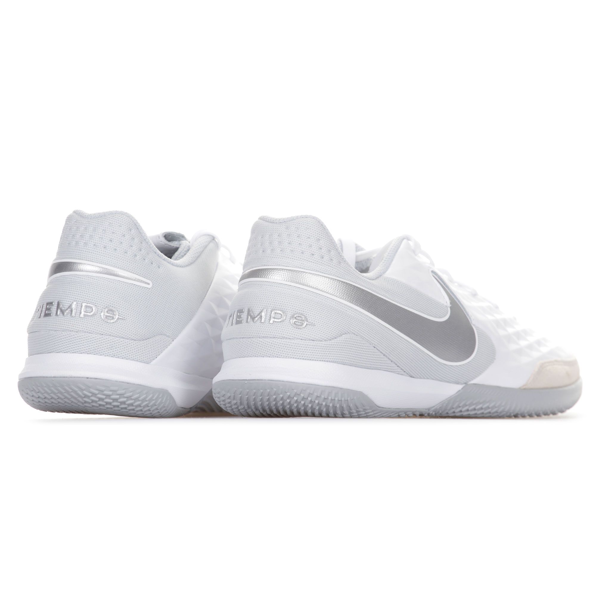 Zapatillas de Fútbol Sala Tiempo Legend 8 Academy Blanco Plata - Fútbol Factory