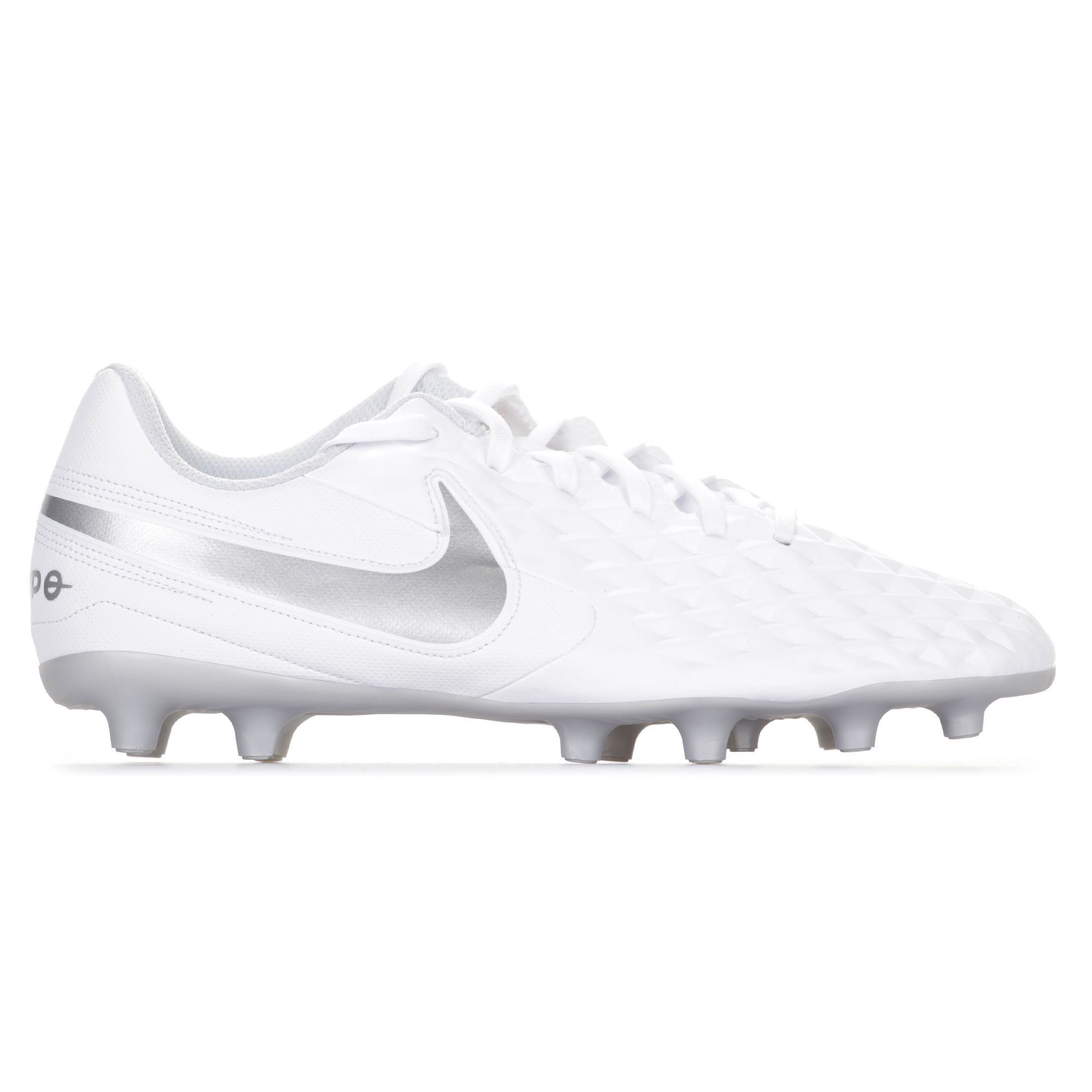 Botas de Fútbol Tiempo Legend 8 Club MG/FG Blanco Plata - Fútbol Factory