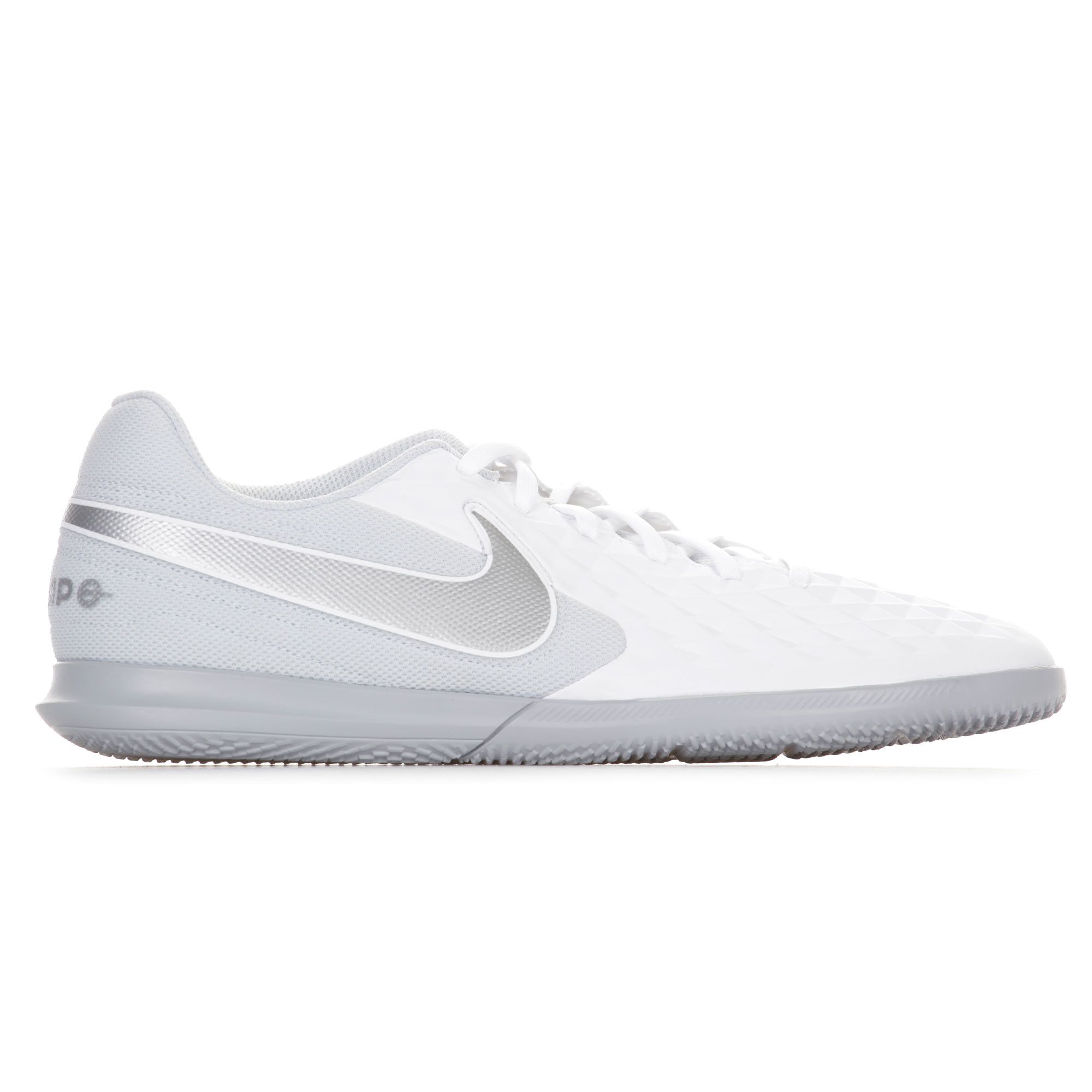 Zapatillas de Fútbol Sala Tiempo Legend 8 Club Blanco Plata - Fútbol Factory
