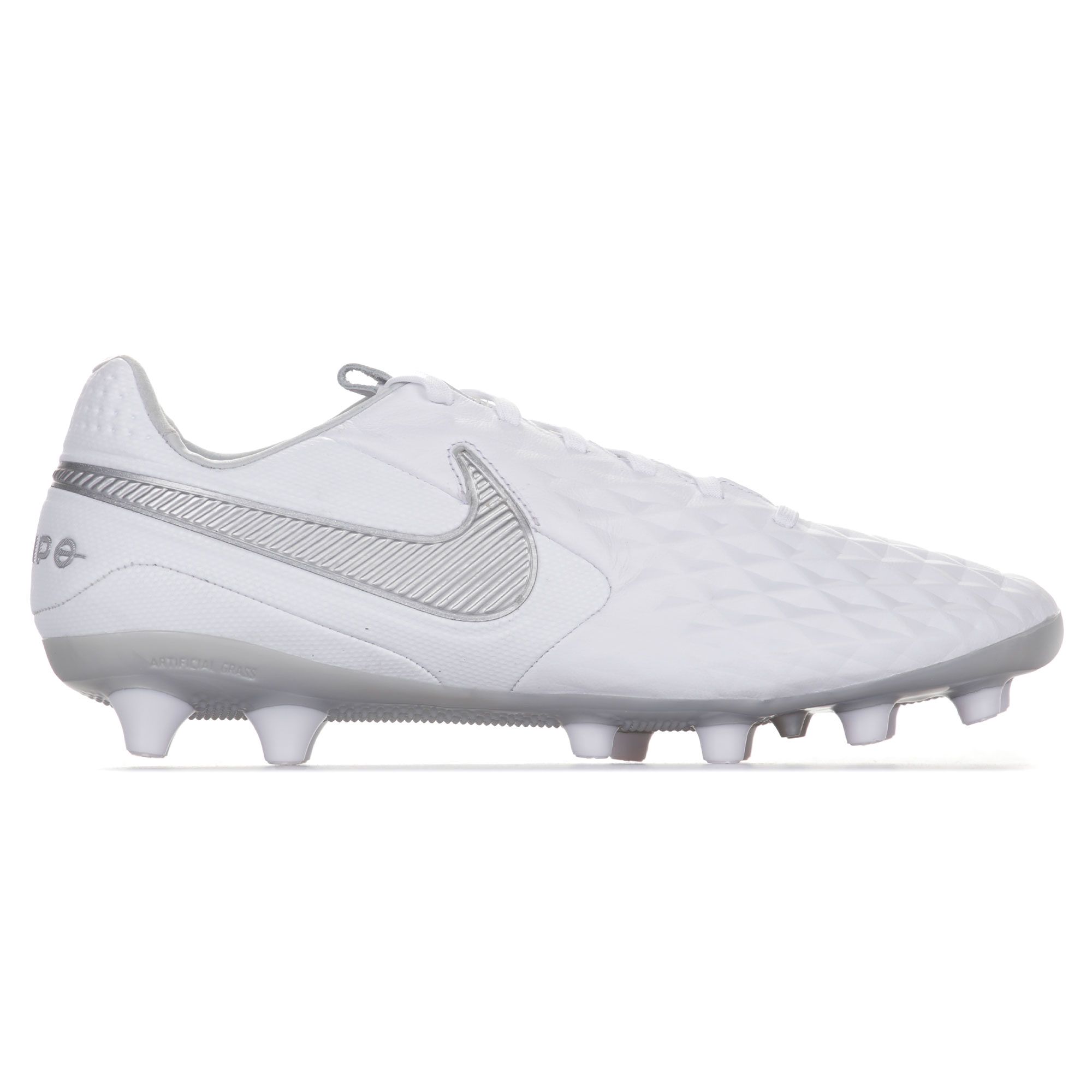 Botas de Fútbol Tiempo Legend 8 PRO AG-Pro Blanco Plata - Fútbol Factory