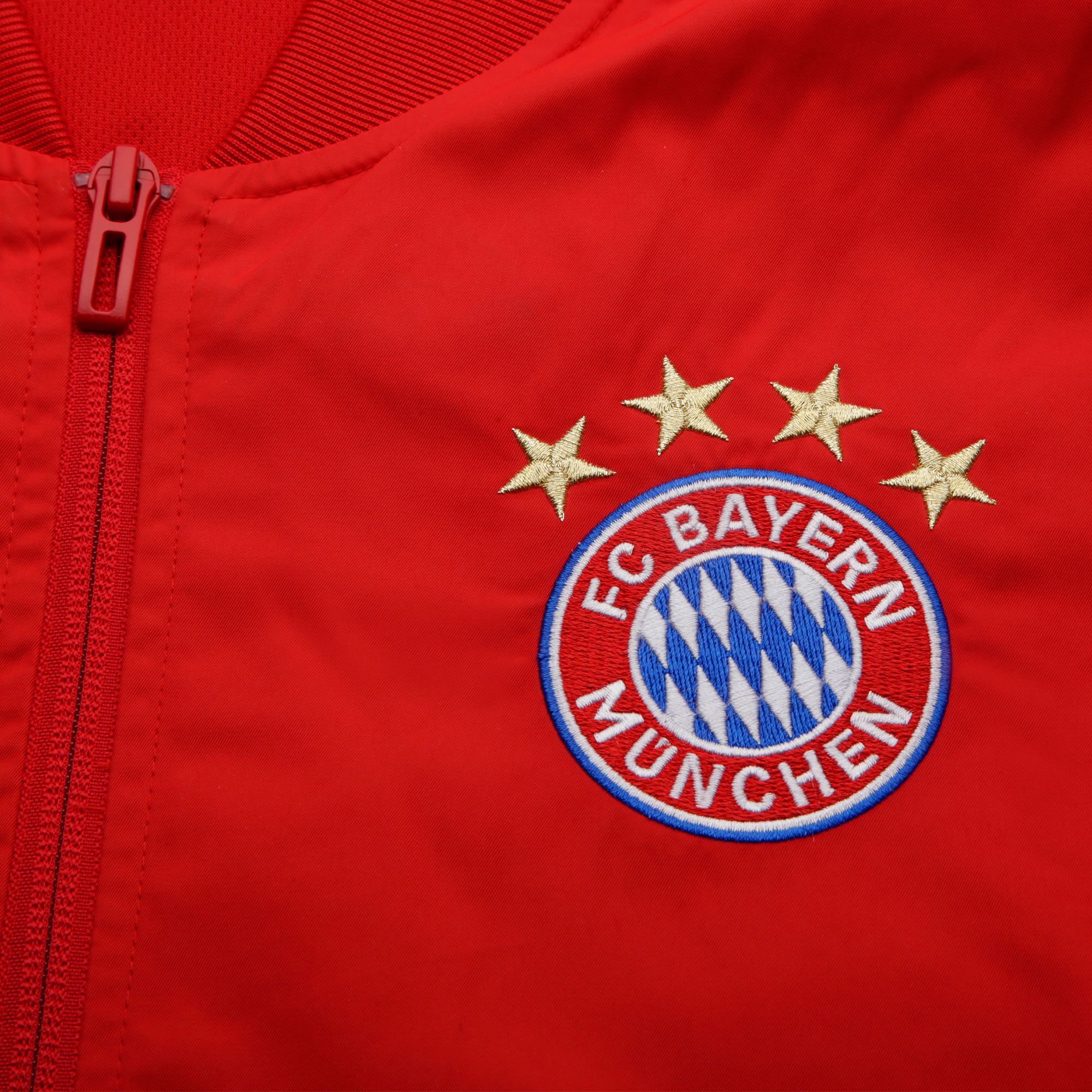 Chaqueta de Prepartido Bayern Munich 2019/2020 Rojo - Fútbol Factory