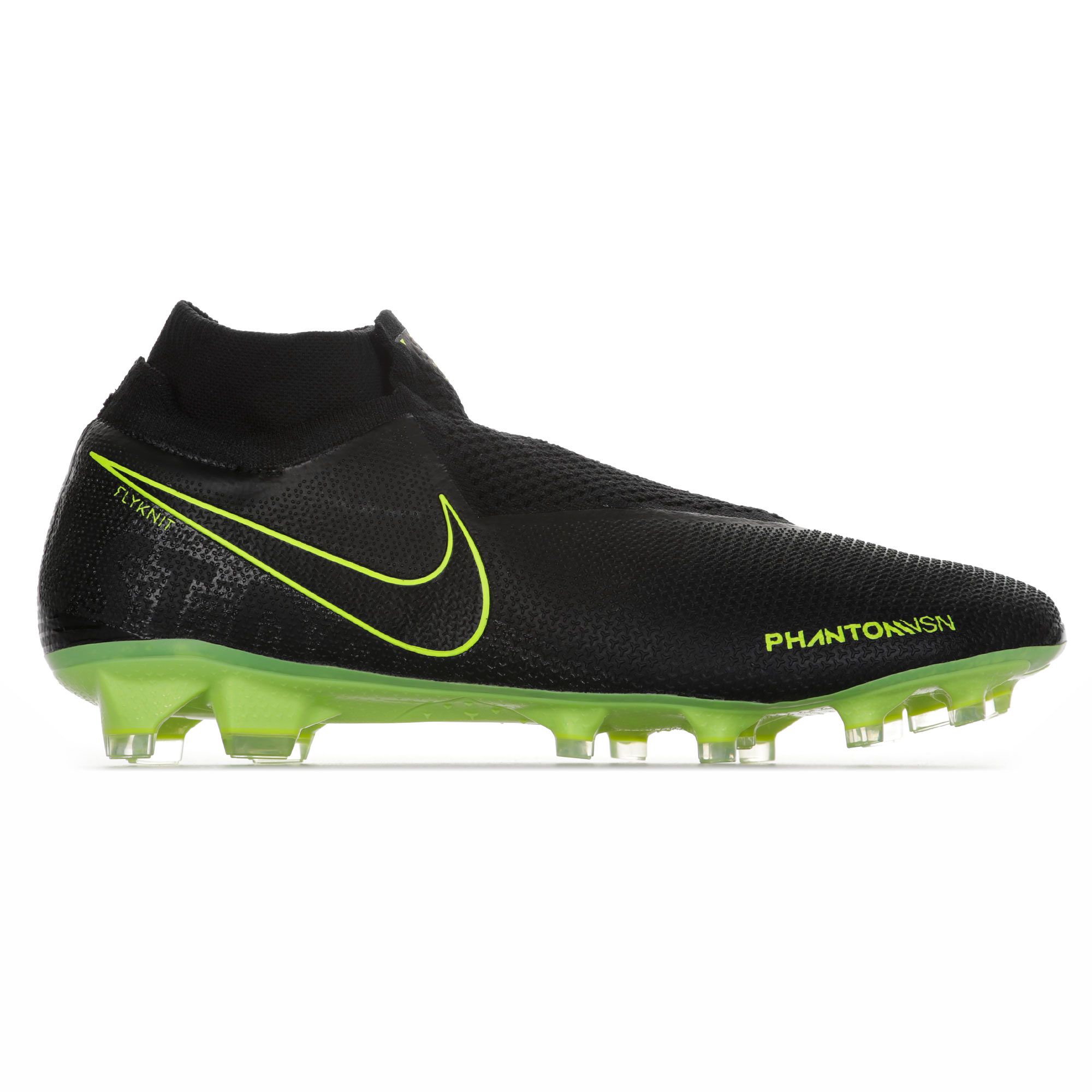 Botas de fútbol Phantom Vision Elite FG Negro Fluor - Fútbol Factory