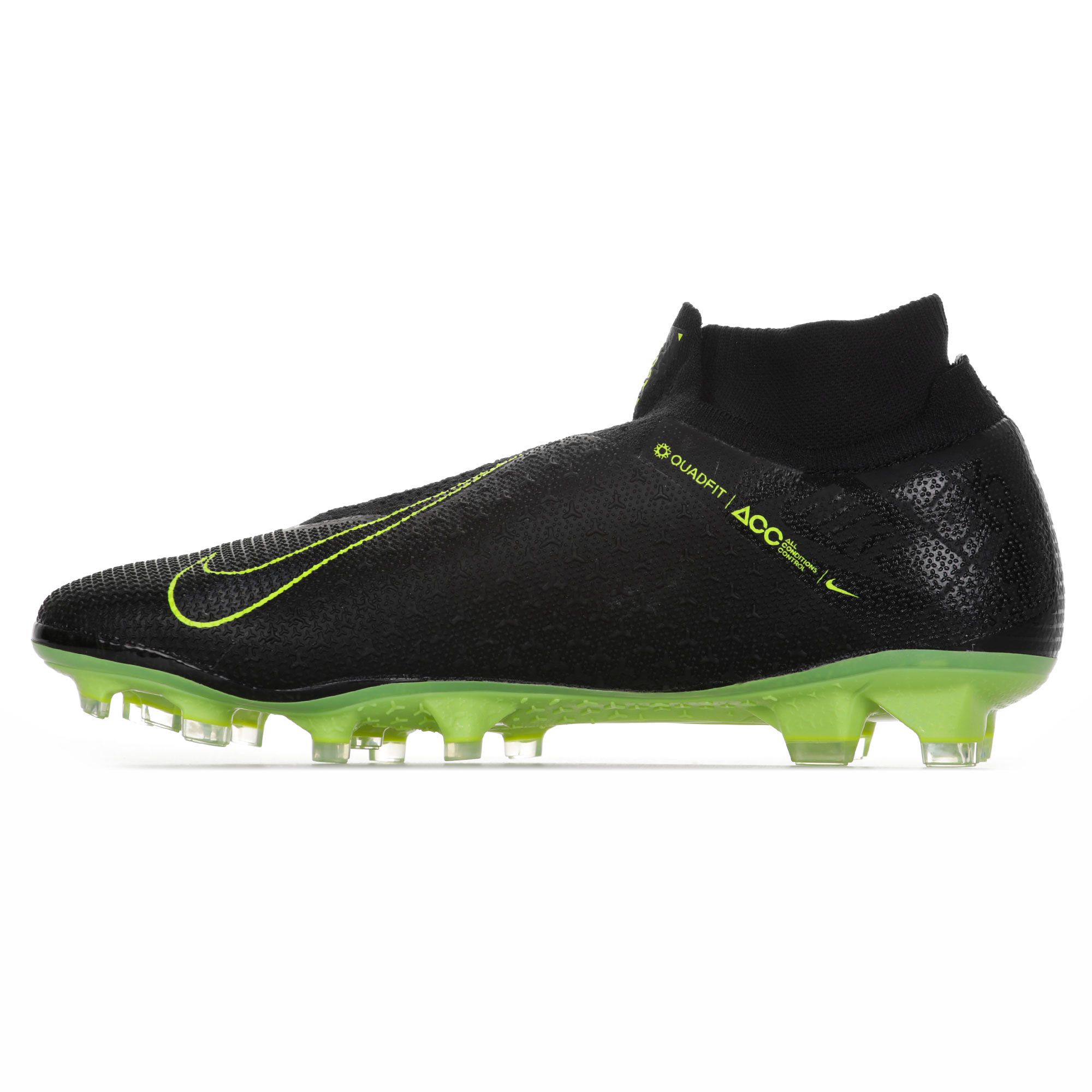 Botas de fútbol Phantom Vision Elite FG Negro Fluor - Fútbol Factory