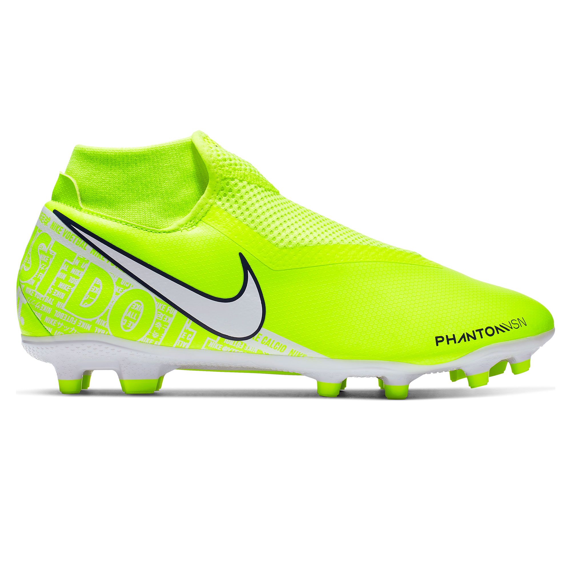 Botas de Fútbol Phantom Vision Academy DF FG/MG Amarillo Fluor - Fútbol Factory