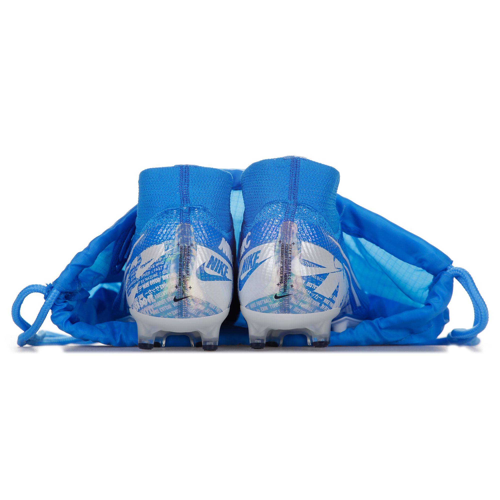 Botas de fútbol Mercurial Superfly 7 Elite AG-Pro Azul Blanco - Fútbol Factory