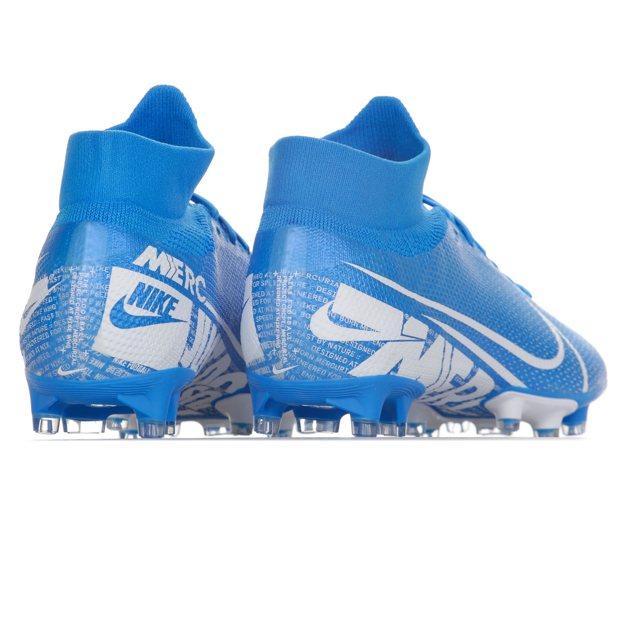 Botas de Fútbol Mercurial Superfly 7 Pro AG-Pro Azul Blanco - Fútbol Factory