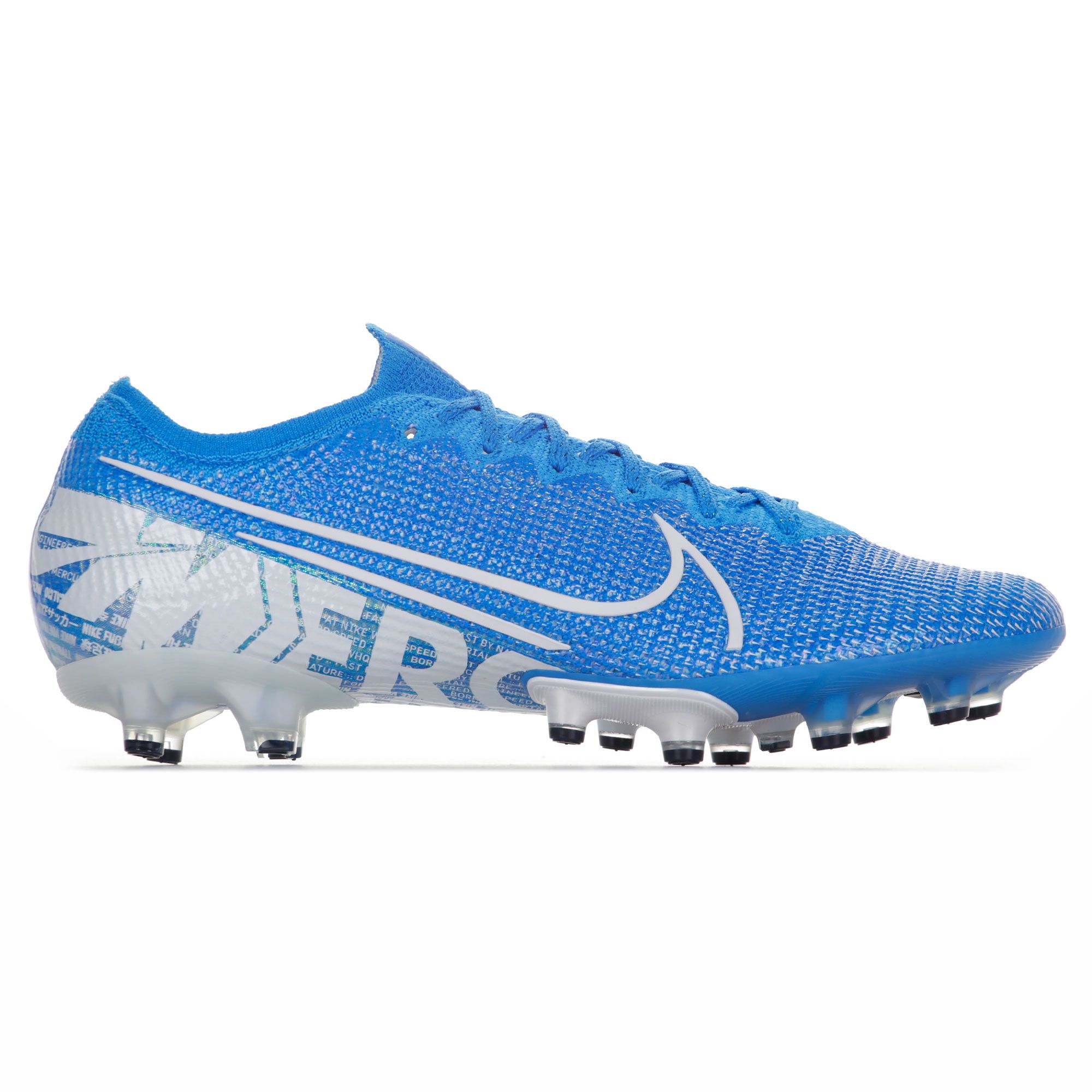 Botas de fútbol Mercurial Vapor 13 Elite AG-PRO Azul Blanco - Fútbol Factory
