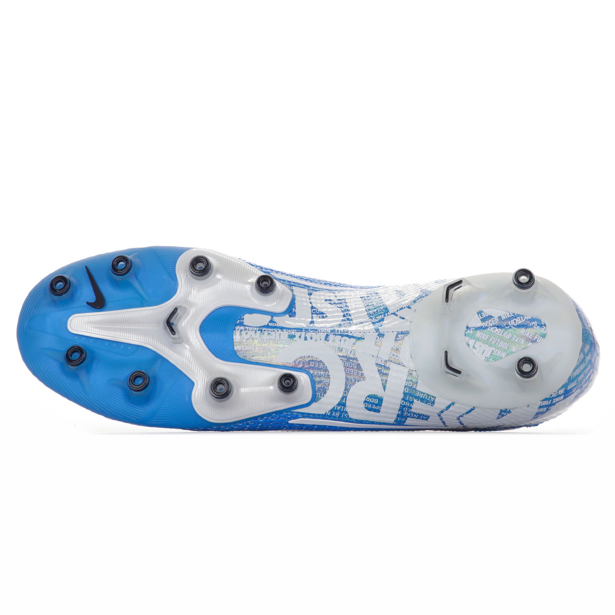 Botas de fútbol Mercurial Vapor 13 Elite AG-PRO Azul Blanco - Fútbol Factory