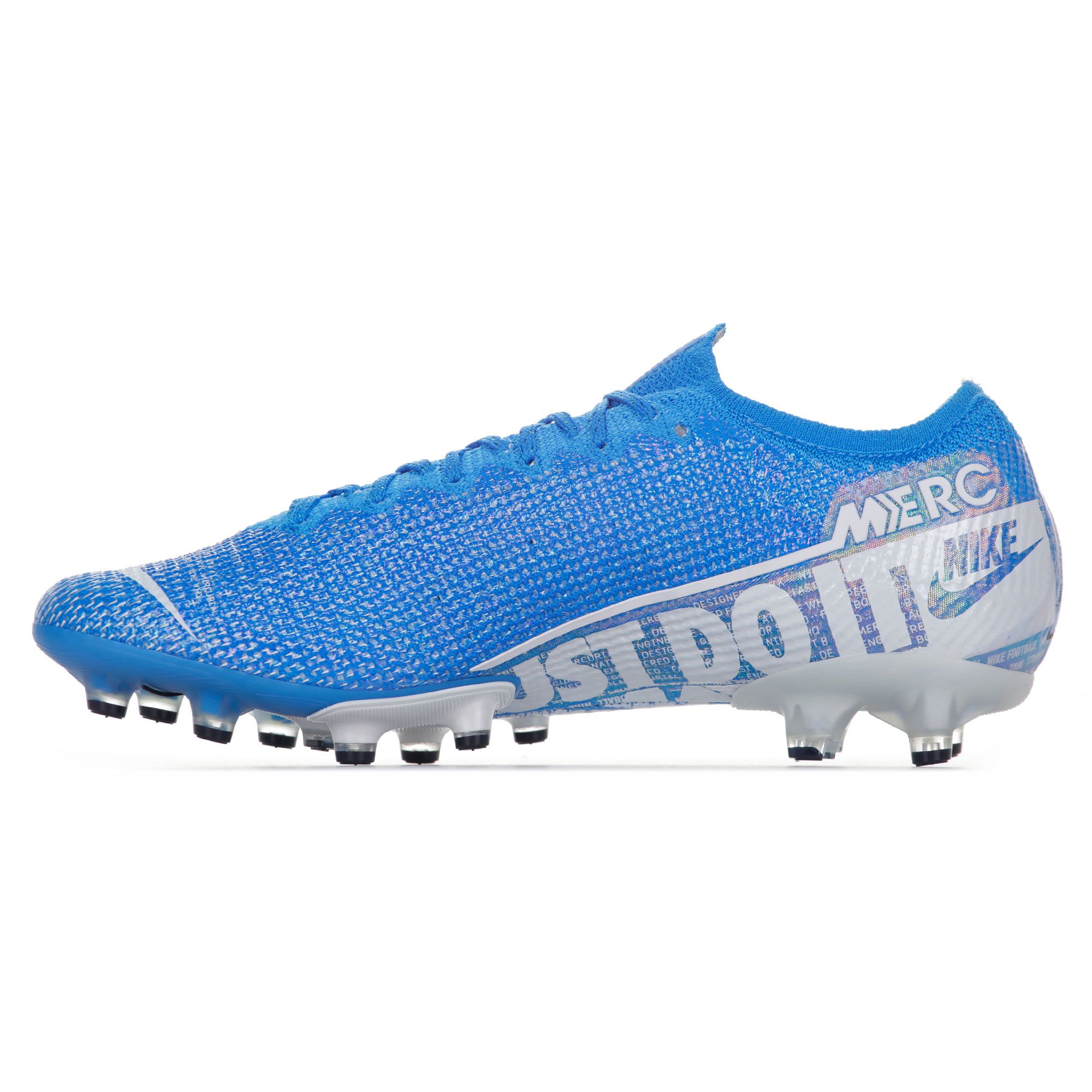 Botas de fútbol Mercurial Vapor 13 Elite AG-PRO Azul Blanco - Fútbol Factory