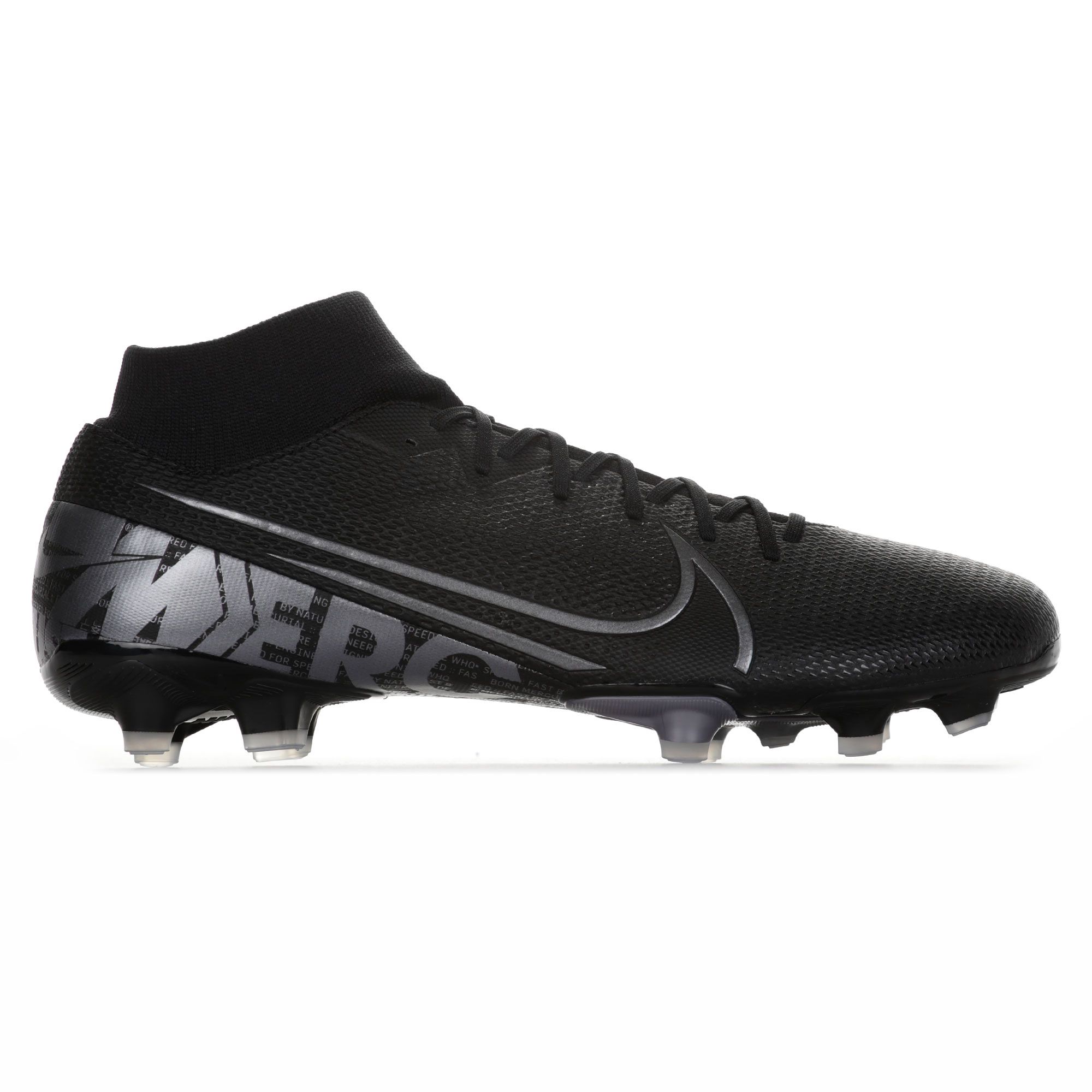 Botas de Fútbol Mercurial Superfly 7 Academy FG/MG Negro - Fútbol Factory