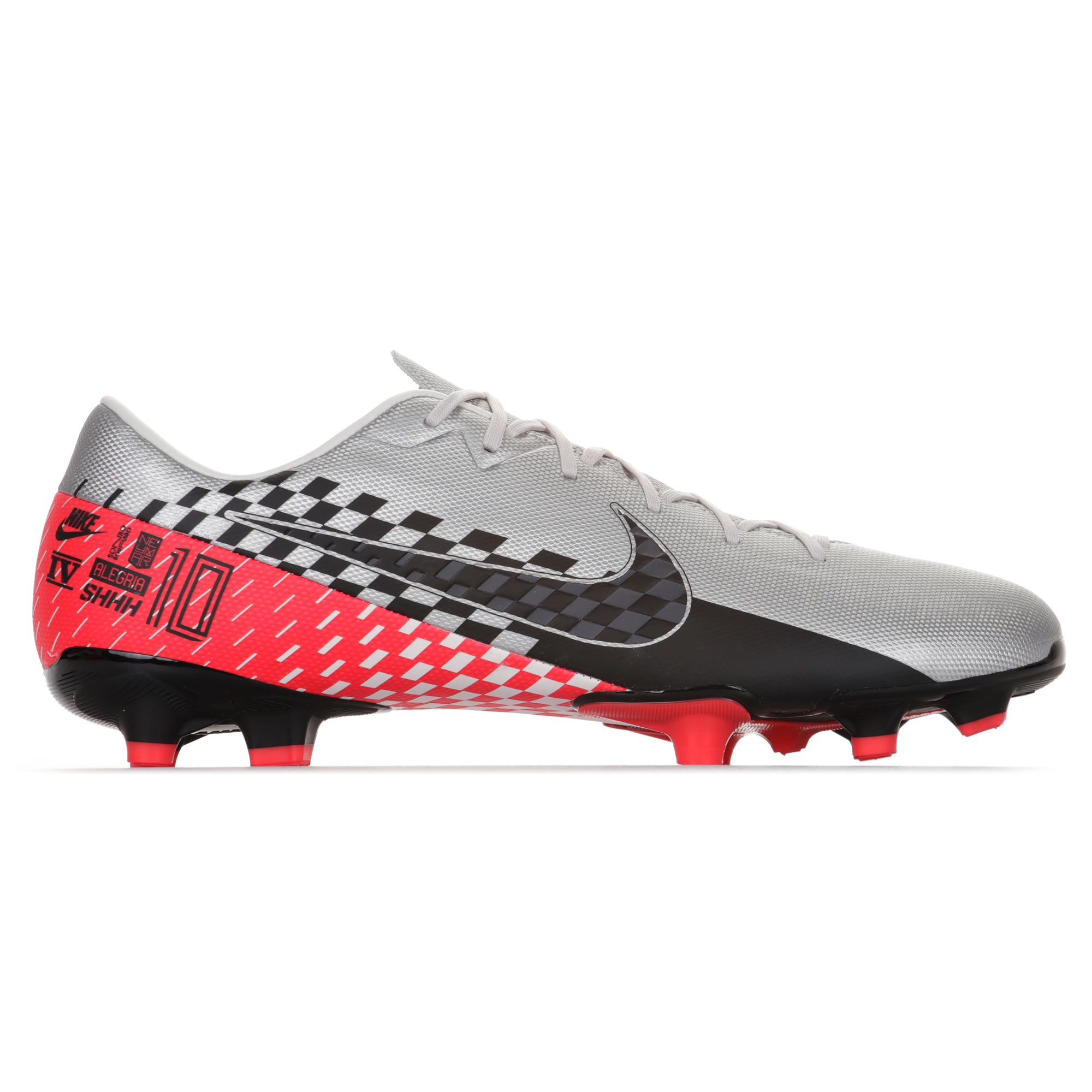 Botas de Fútbol Mercurial Vapor 13 Academy NJR FG/MG Plata Rojo - Fútbol Factory
