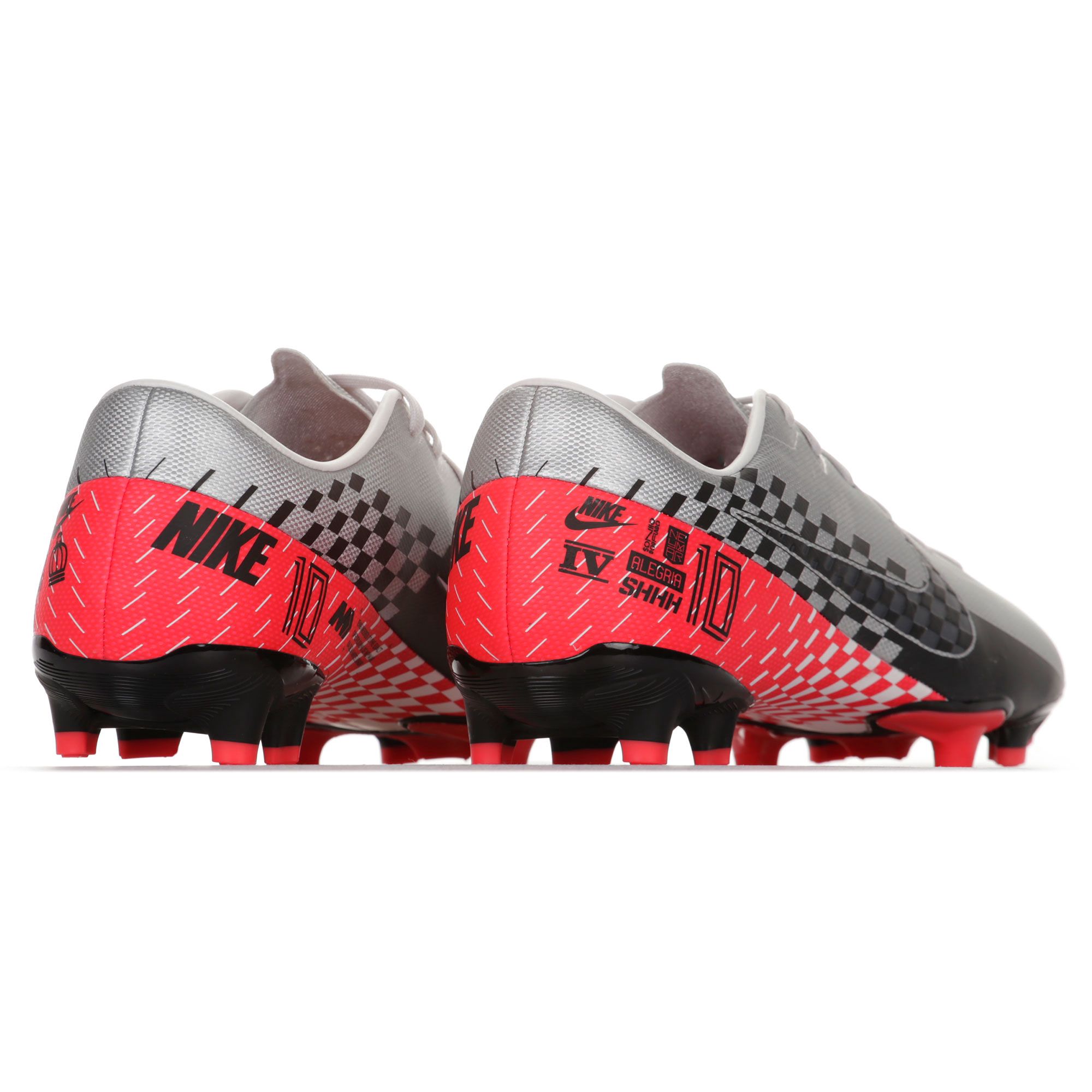 Botas de Fútbol Mercurial Vapor 13 Academy NJR FG/MG Plata Rojo - Fútbol Factory