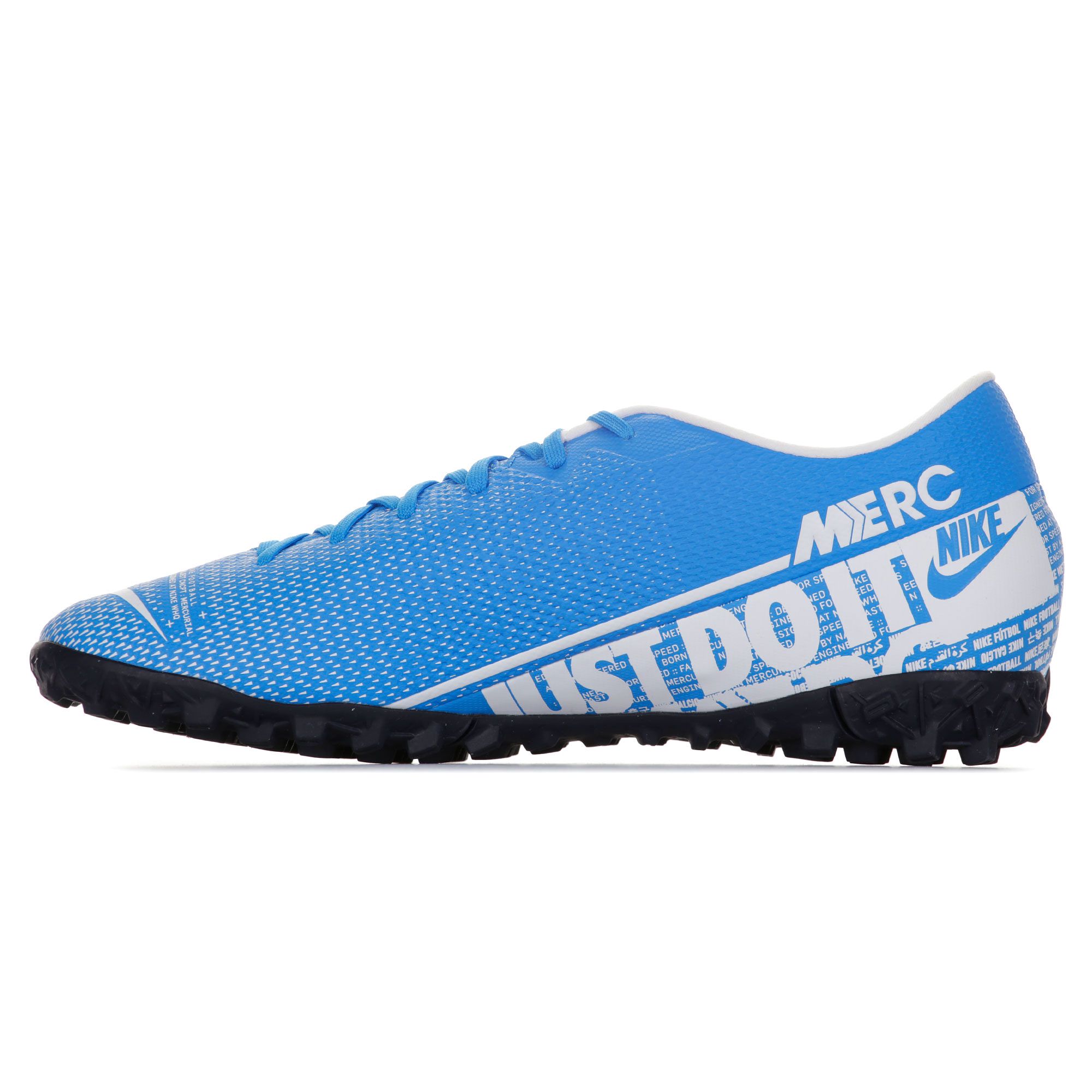 Botas de Fútbol Mercurial Vapor 13 Academy Multitaco Azul Blanco - Fútbol Factory