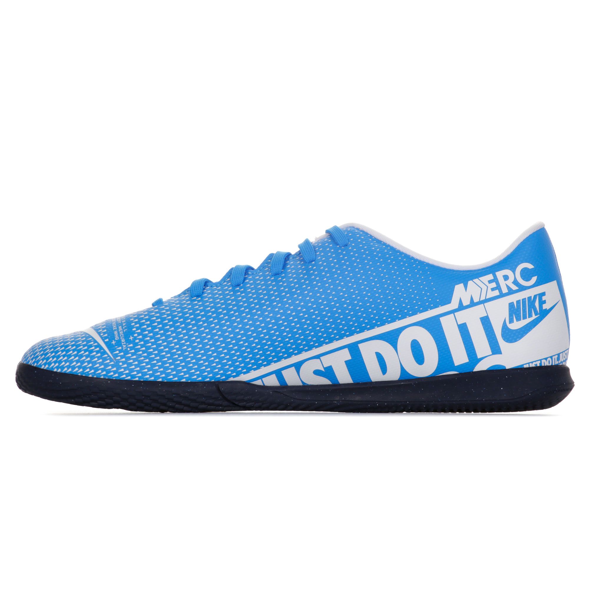 Zapatillas de Fútbol Sala Mercurial Vapor 13 Club IC Azul Blanco - Fútbol Factory