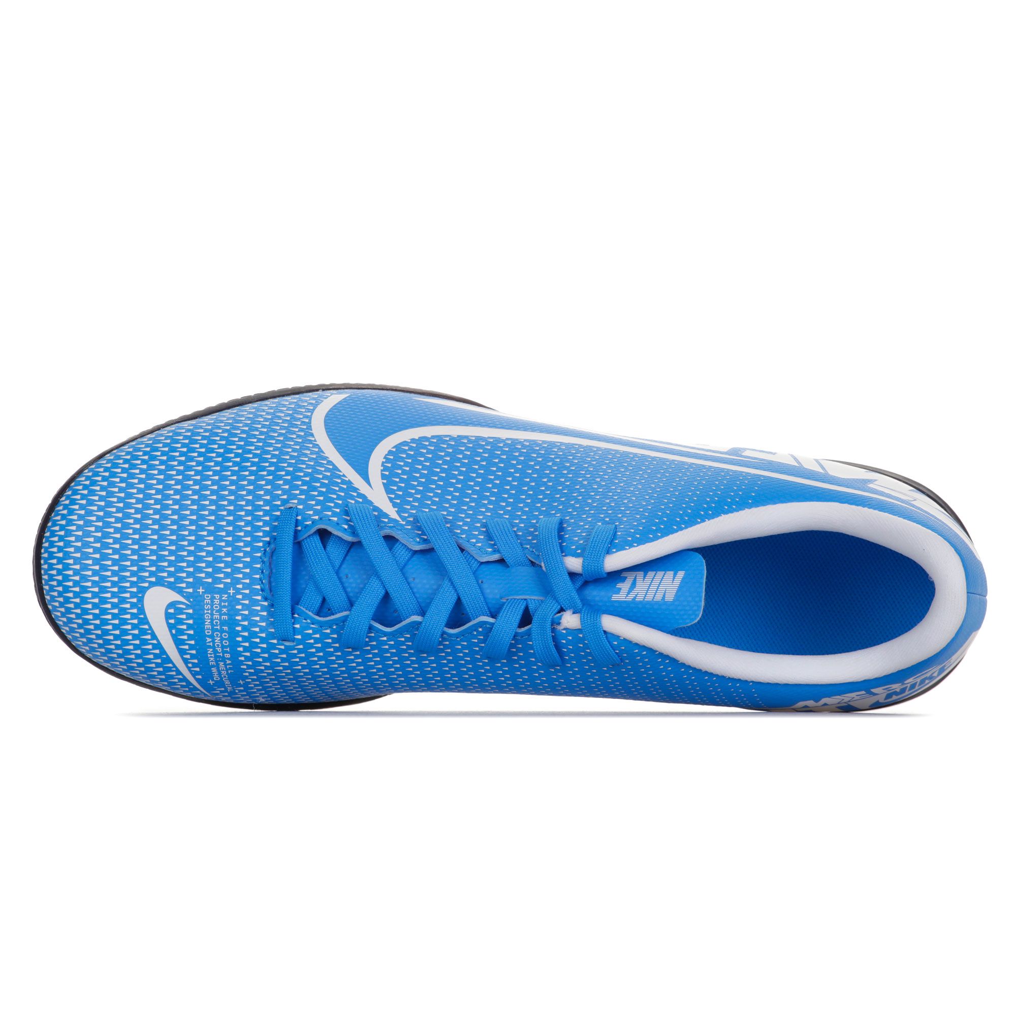 Zapatillas de Fútbol Sala Mercurial Vapor 13 Club IC Azul Blanco - Fútbol Factory