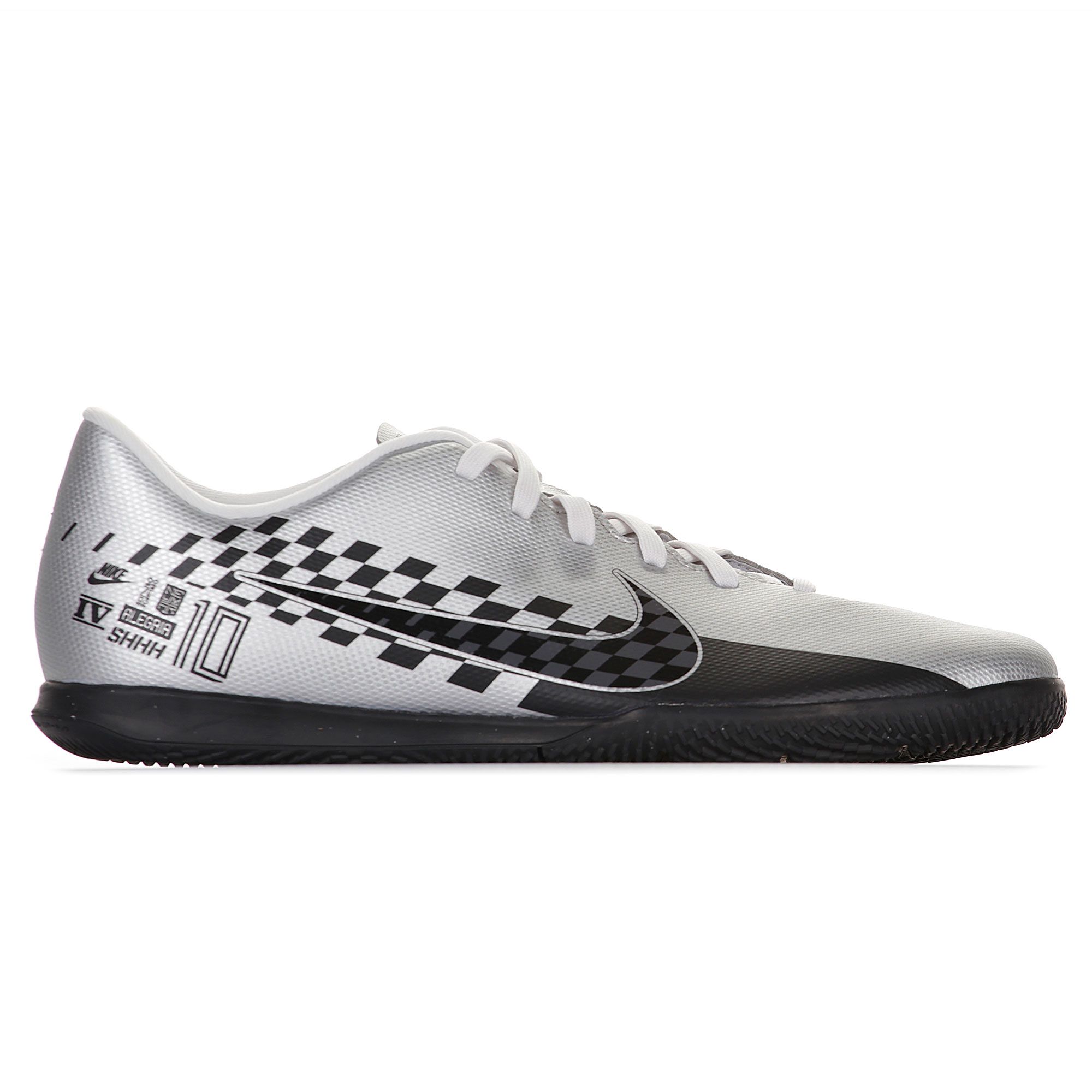 Zapatillas de Fútbol Sala Mercurial Vapor 13 Club NJR IC Plata Rojo - Fútbol Factory