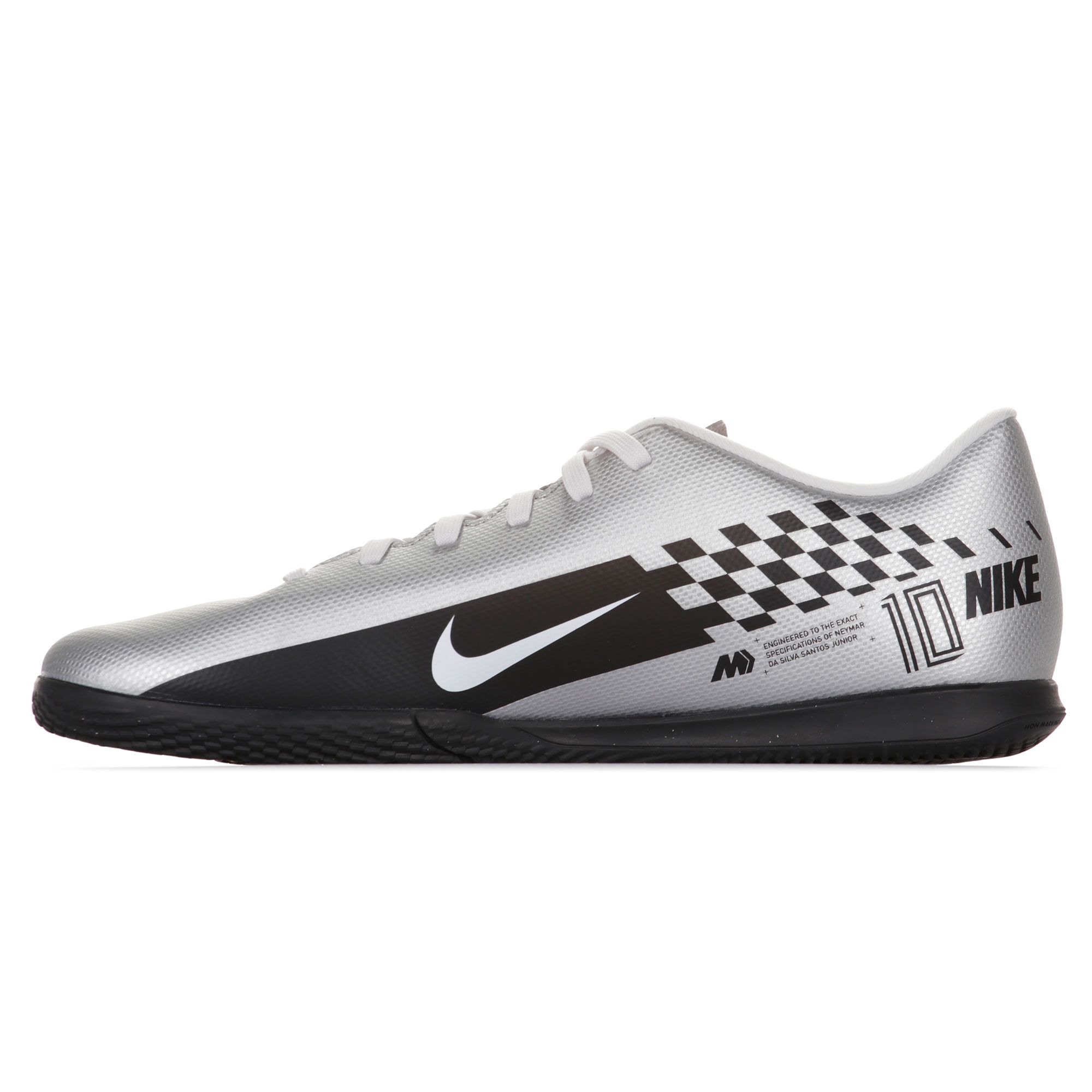 Zapatillas de Fútbol Sala Mercurial Vapor 13 Club NJR IC Plata Rojo - Fútbol Factory
