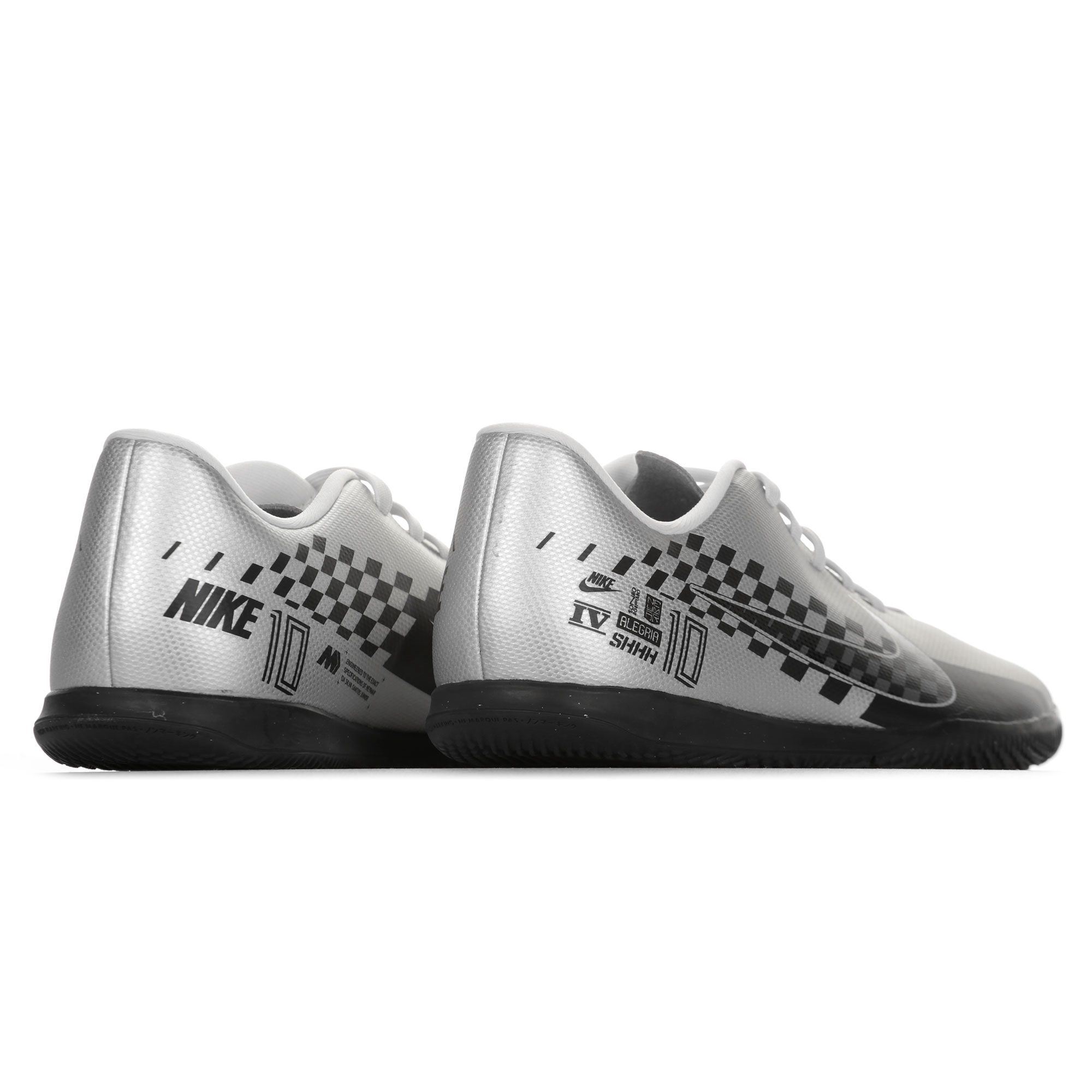 Zapatillas de Fútbol Sala Mercurial Vapor 13 Club NJR IC Plata Rojo - Fútbol Factory