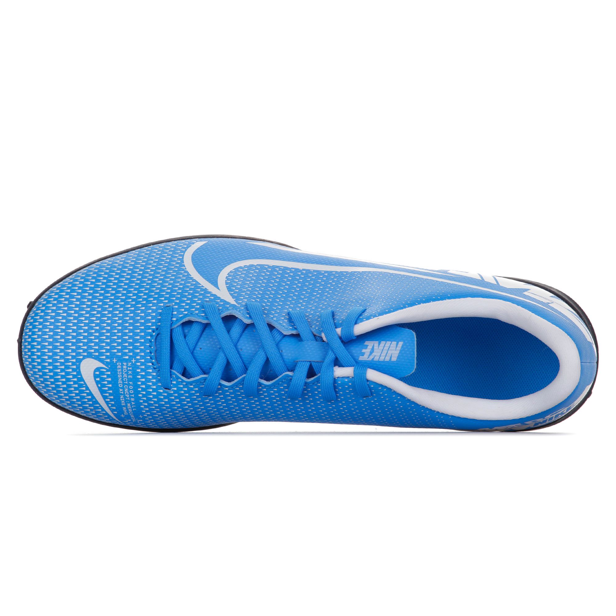 Botas de Fútbol Mercurial Vapor 13 Club Multitaco Azul Blanco - Fútbol Factory