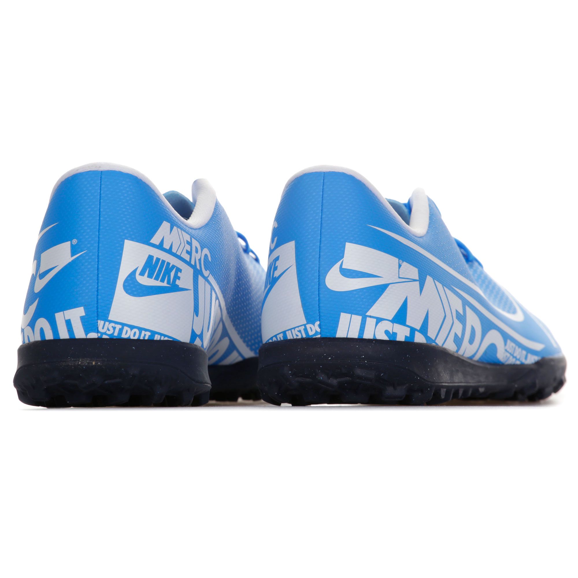 Botas de Fútbol Mercurial Vapor 13 Club Multitaco Azul Blanco - Fútbol Factory