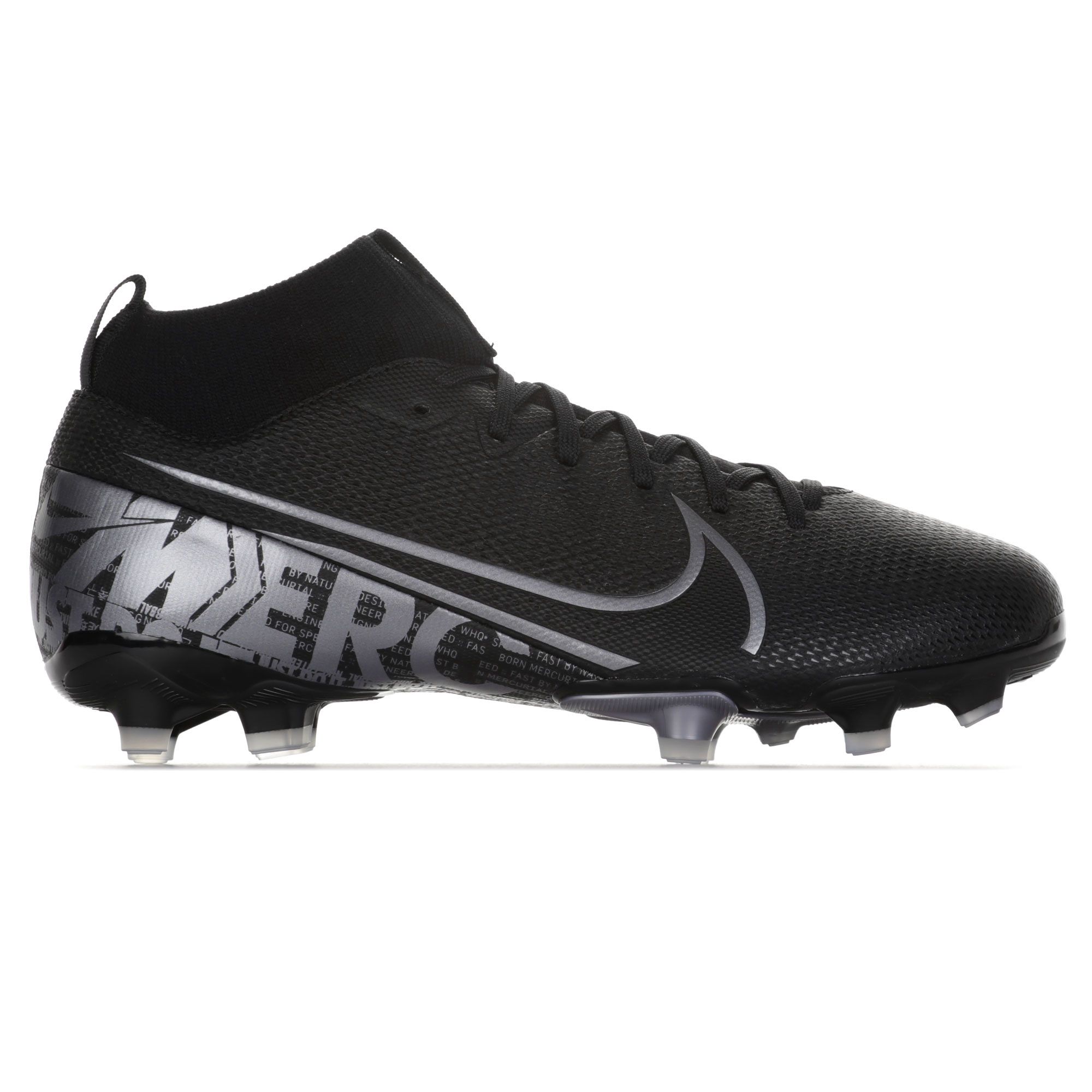 Botas de Fútbol Mercurial Superfly 7 Academy FG/MG Junior Negro - Fútbol Factory