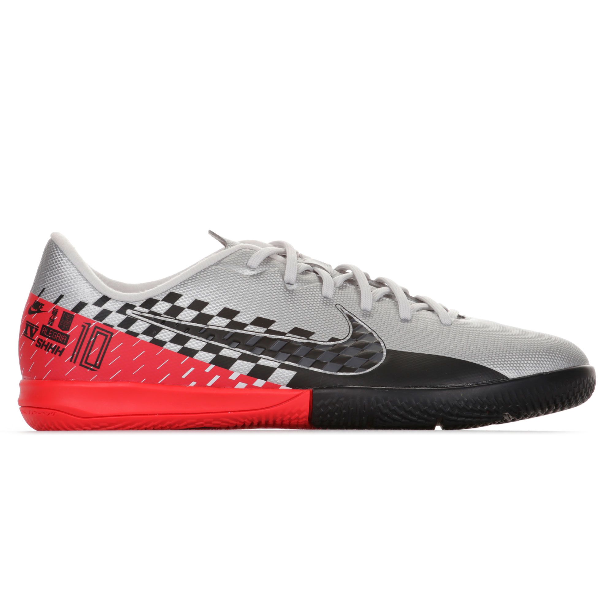 Zapatillas de Fútbol Sala Mercurial Vapor 13 Academy NJR IC Junior Plata Rojo - Fútbol Factory