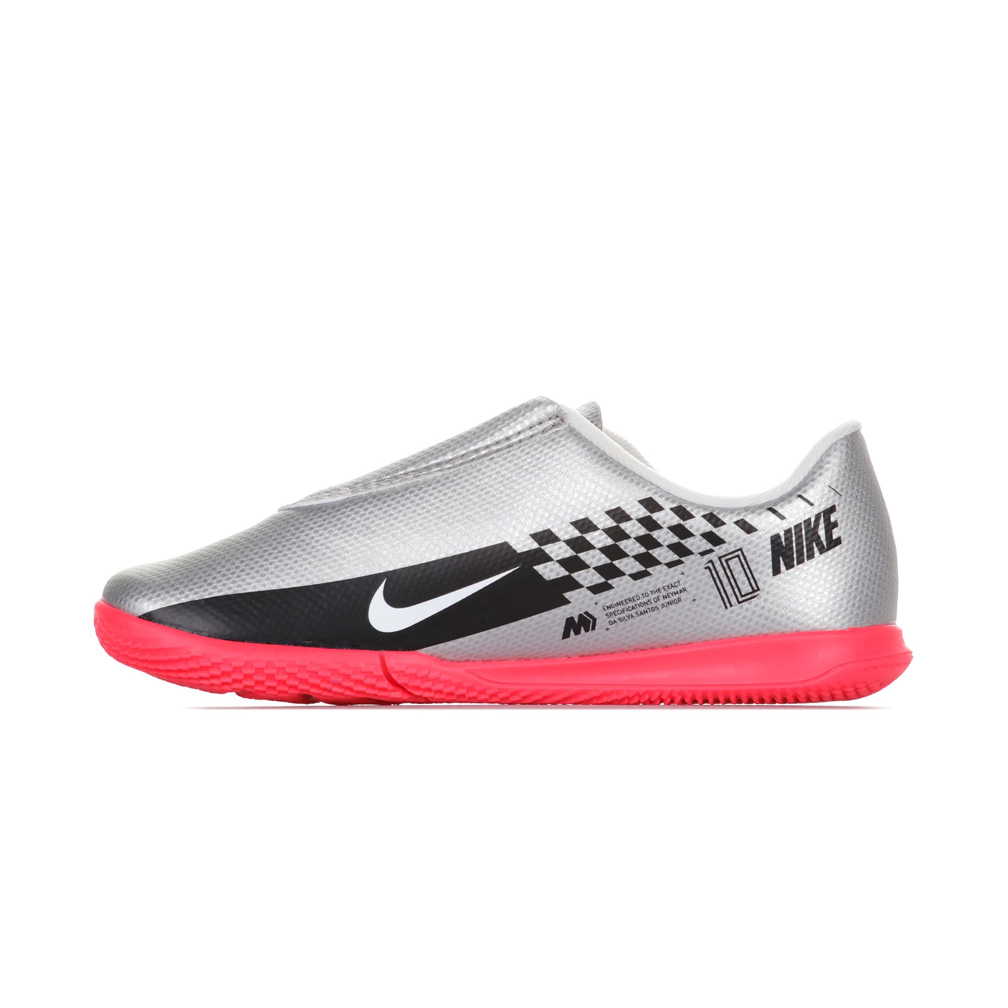 Zapatillas de Fútbol Sala Mercurial Vapor 13 Club NJR IC Velcro Junior Plata - Fútbol Factory