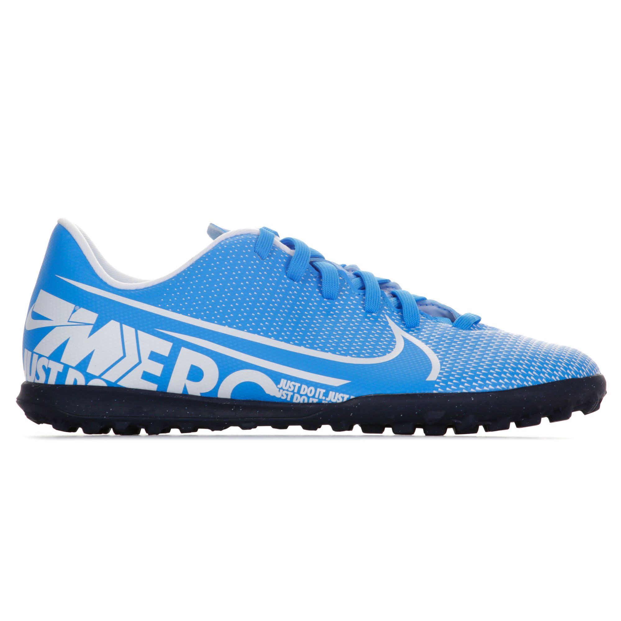 Botas de Fútbol Mercurial Vapor 13 Club Multitaco Junior Azul Blanco - Fútbol Factory